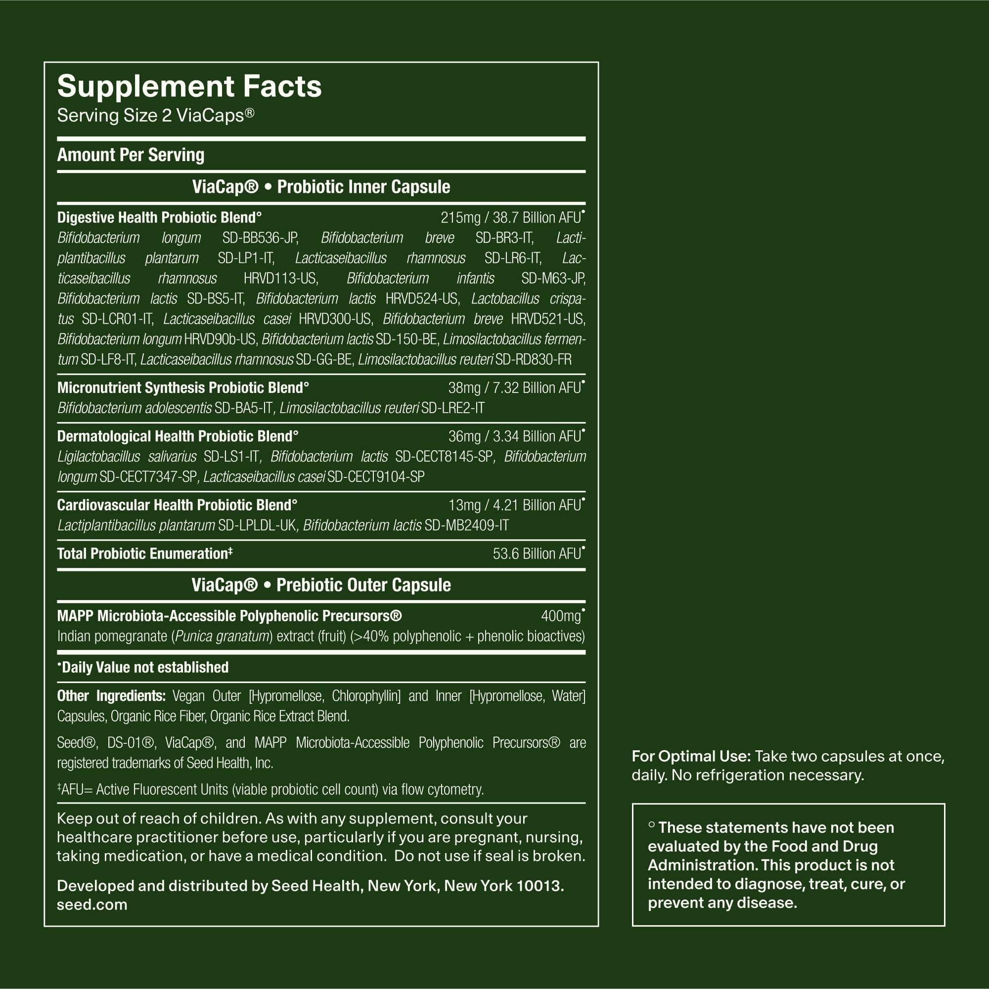 Seed 14 Day Gut Reset - Prebiotic and Probiotic for Women & Men - Digestive Health, Gut Health, Rapid Gut Recovery, Bloating & Constipation Relief - Vegan & Shelf-Stable - 28 Capsules (14-Day Supply) Visit the Seed StoreUS supplements