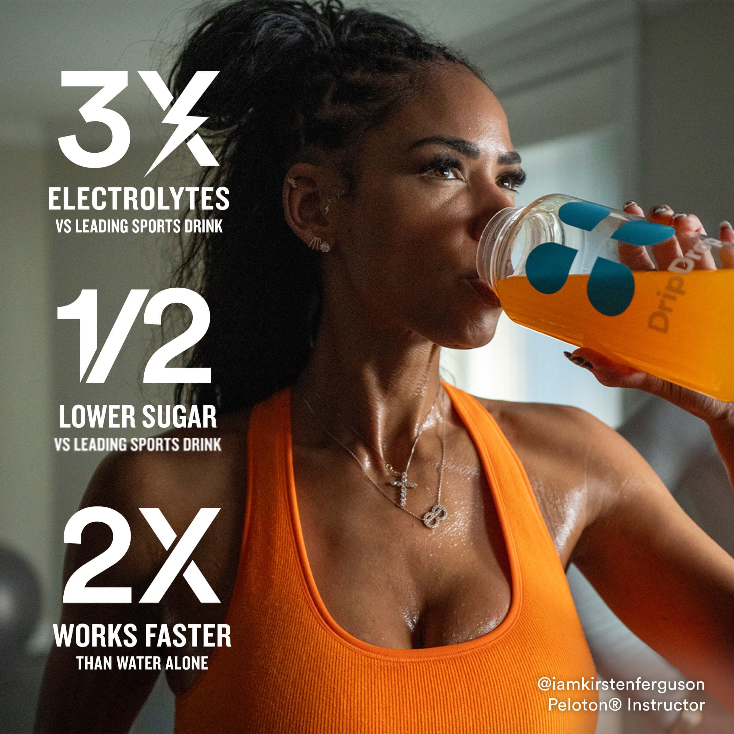DripDrop Hydration - Electrolyte Powder Packets - Watermelon, Berry, Orange, Lemon DripDropUS supplements