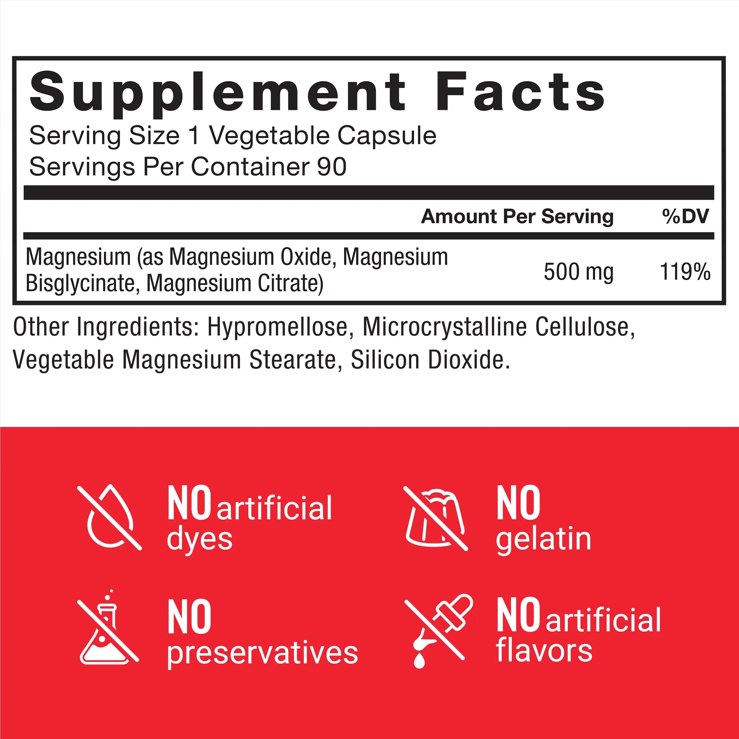 Force Factor Magnesium Complex Supplement to Support Muscles, Bones, Nerves, and Cardiovascular Health, Magnesium Glycinate, Magnesium Citrate, and Magnesium Oxide, Vegan, Non-GMO, 90 Capsules Force Factornz supplements