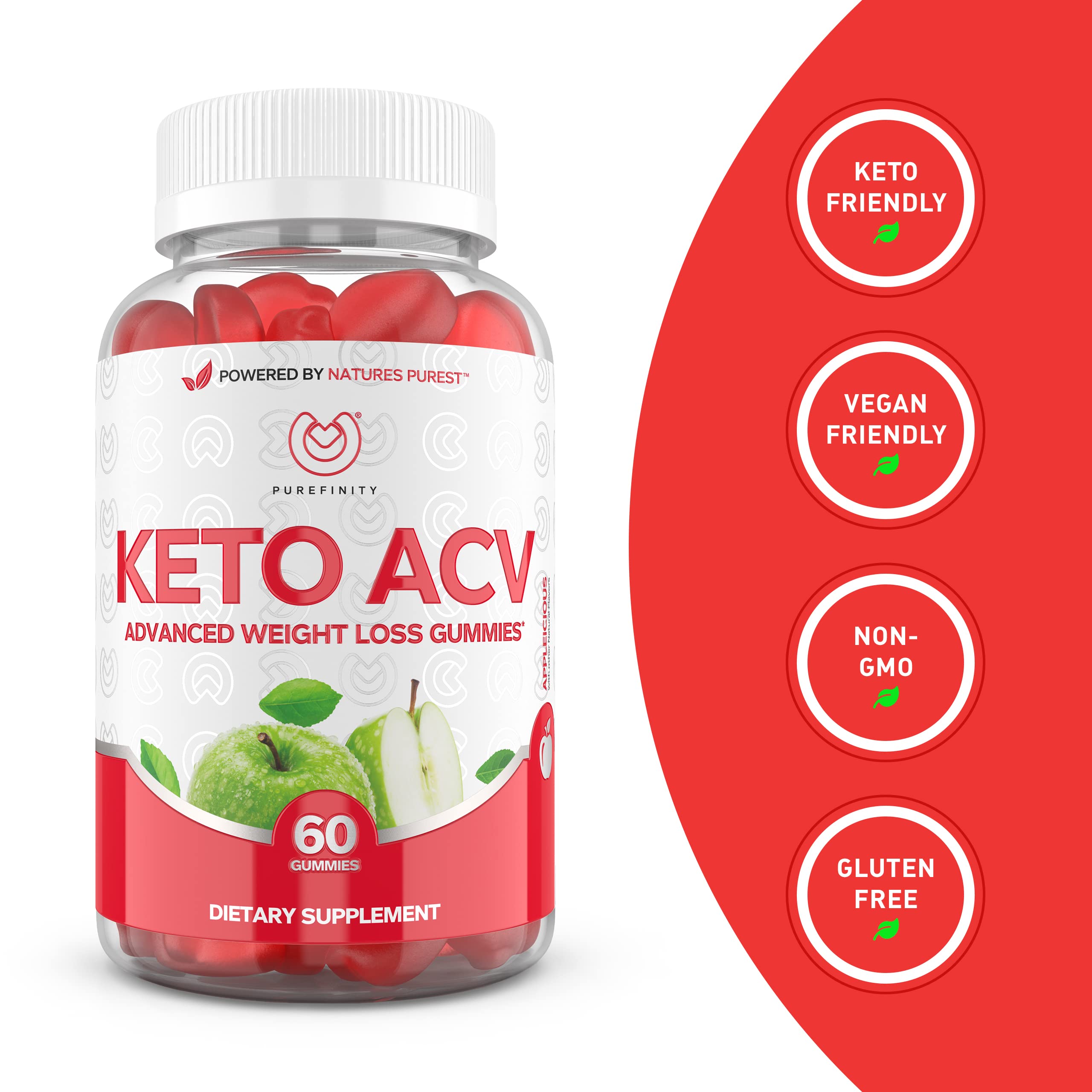 PUREFINITY Keto ACV Gummies to Support Weight Loss and Detox - True Form Keto ACV PUREFINITYAu supplements