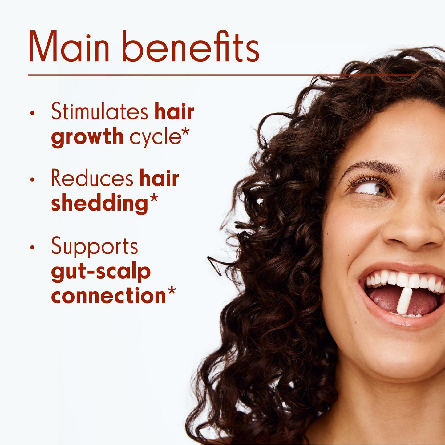 Love Wellness Healthy Hair Probiotics | Support Hair Growth with Biotin and Vitamin B12 & B6 | Supplement for Healthy Scalp & Thicker, Fuller Looking Hair | Safe & Effective | 30 Capsules Love WellnessUS supplements