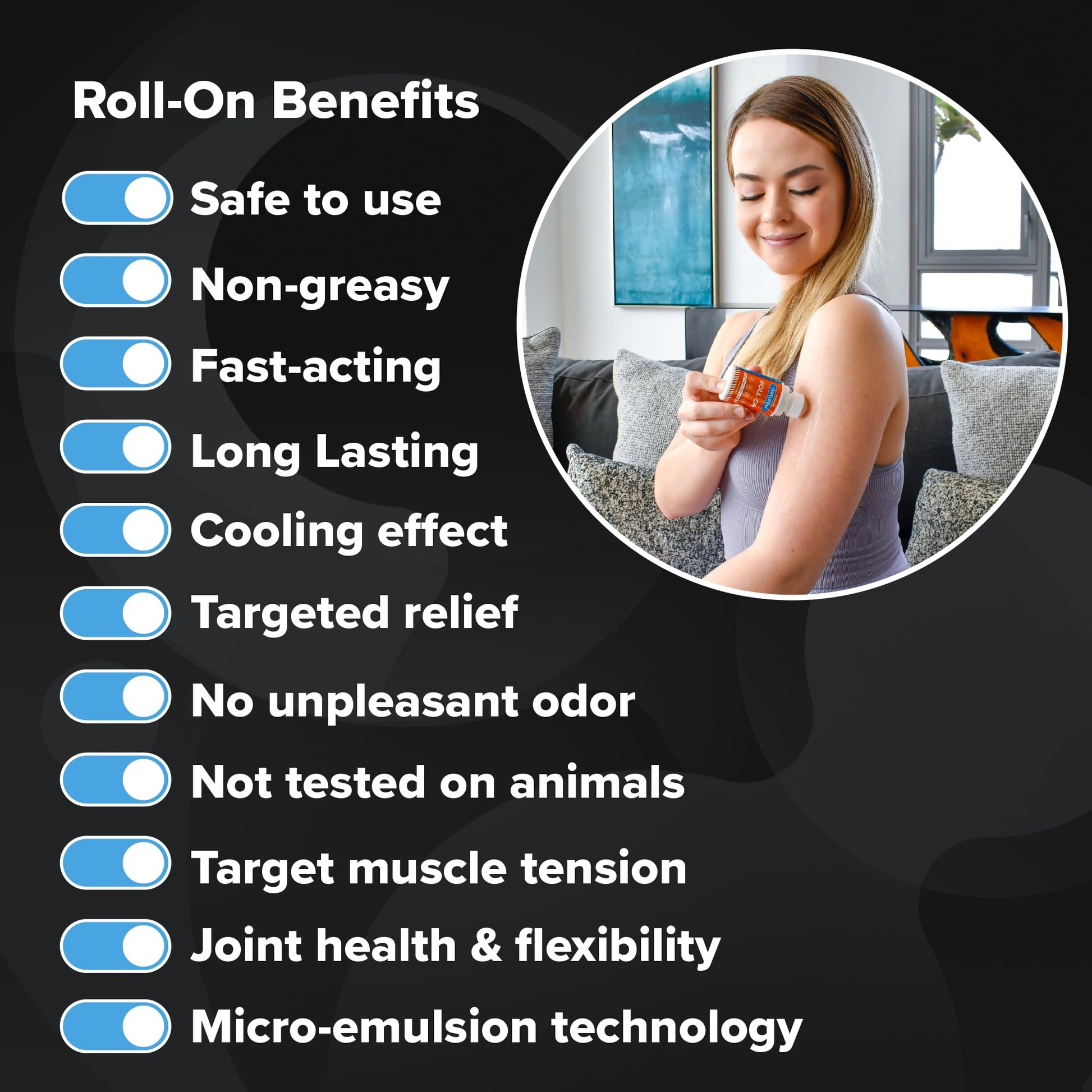 Naturcel Sport Roll-On, 2FL OZ, Topical Reliever for Aches and Pains of Muscles and Joints, Cooling, Fast Acting, Mess Free Massage Roller, Colorless NaturcelAu supplements
