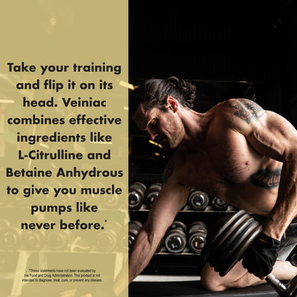 Anabolic Warfare Veiniac Muscle Pump Activator Supplement Stimulant Free Pre-Workout Anabolic WarfareUS supplements