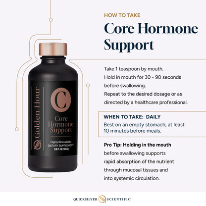 Quicksilver Scientific Core Hormone Support 3.88 fl oz (100ml) Quicksilver ScientificUS supplements