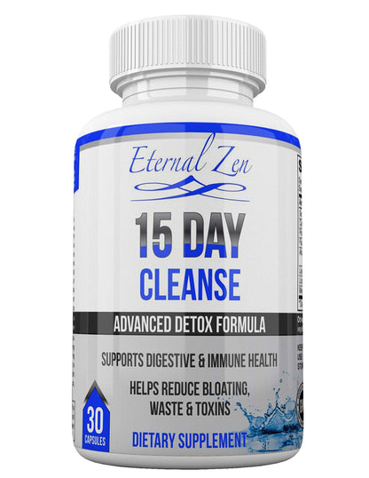 Eternal Zen 15 Day Colon Cleanser Detox with Extra Strength Herbs, Senna is a Fast Acting Eternal ZenUS supplements