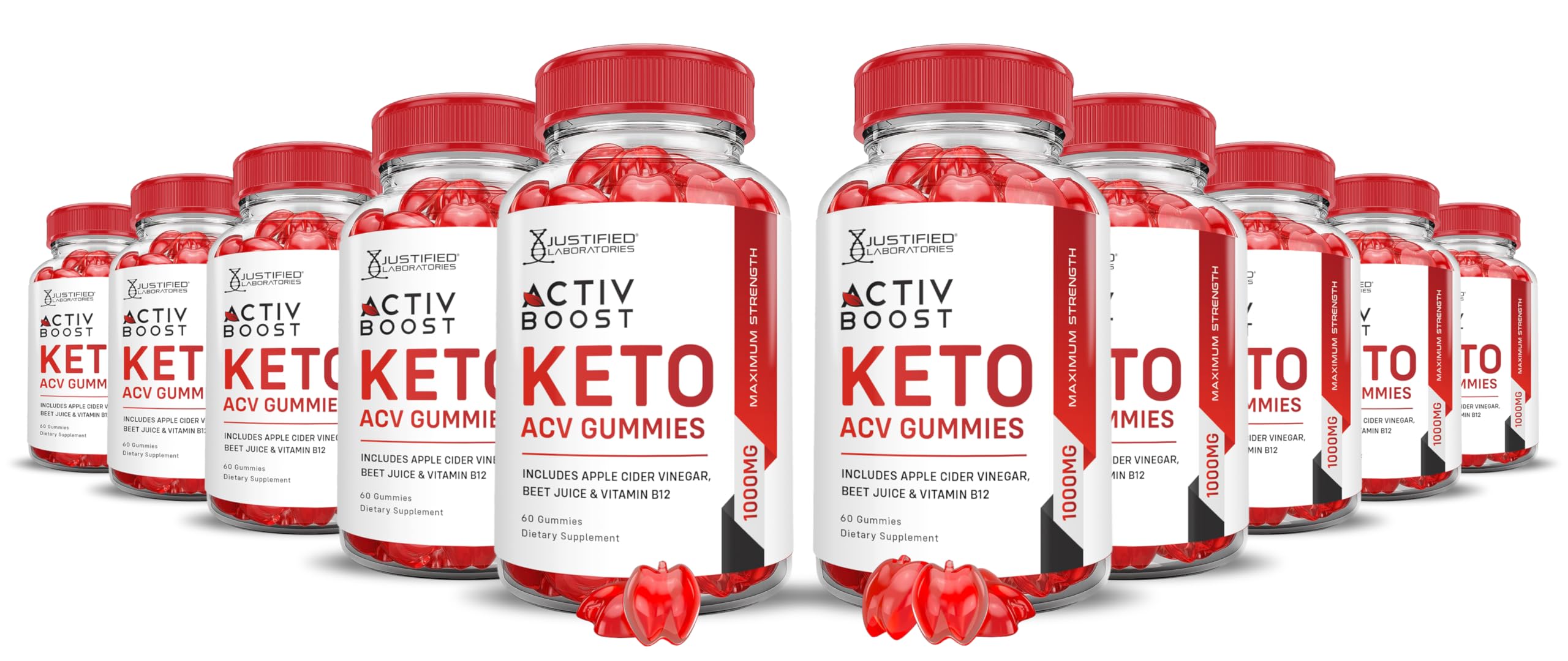 (10 Pack) Activboost Keto ACV Gummies Advanced Formula 1000MG Active Boost Keto Justified LaboratoriesUS supplements