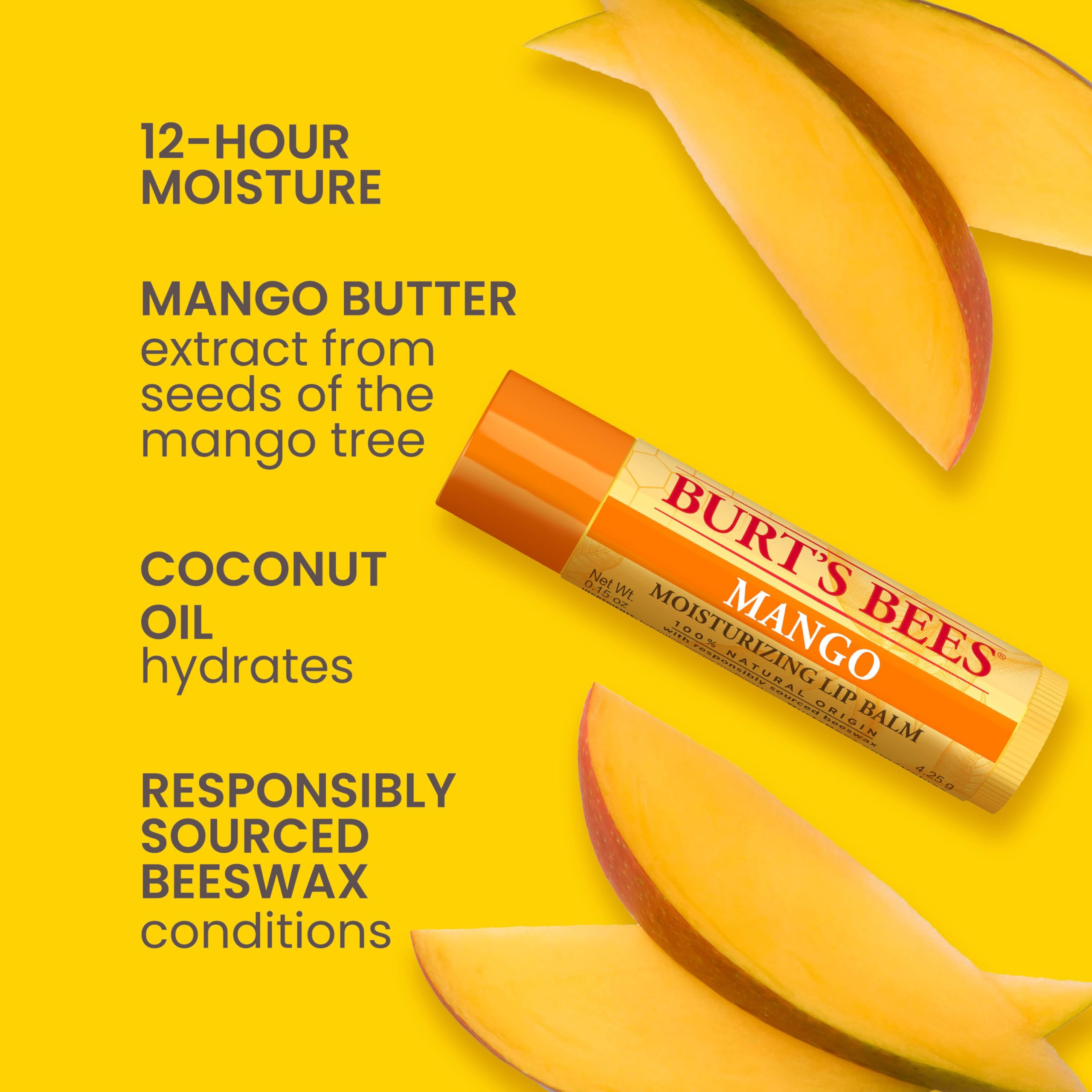 Burt's Bees 100% Natural Moisturizing Lip Balm (Superfruit) Burt's BeesAu supplements