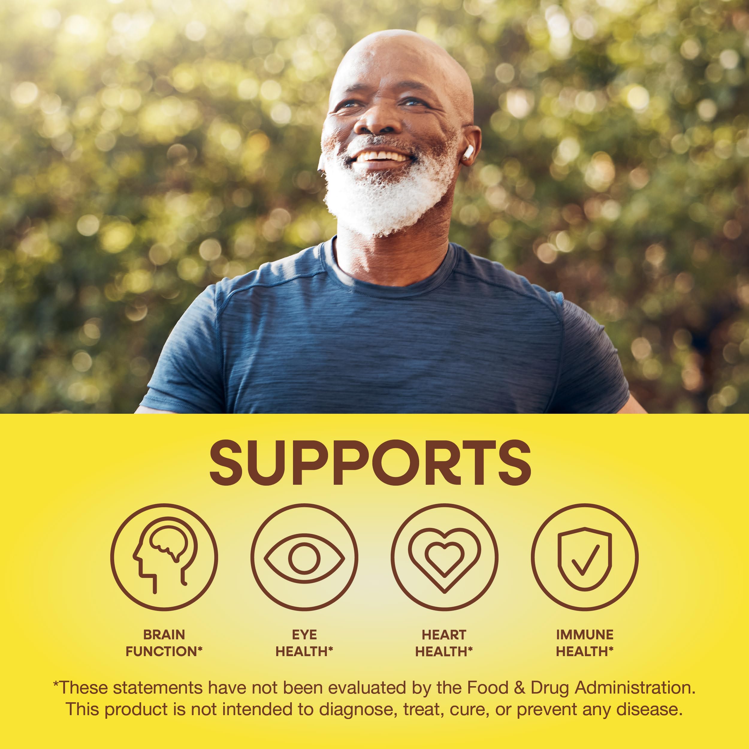 Nature's Way Alive! Men’s 50+ Daily Gummy Multivitamins, Supports Healthy Brain, Eyes, Heart*, B-Vitamins Nature's WayAu supplements