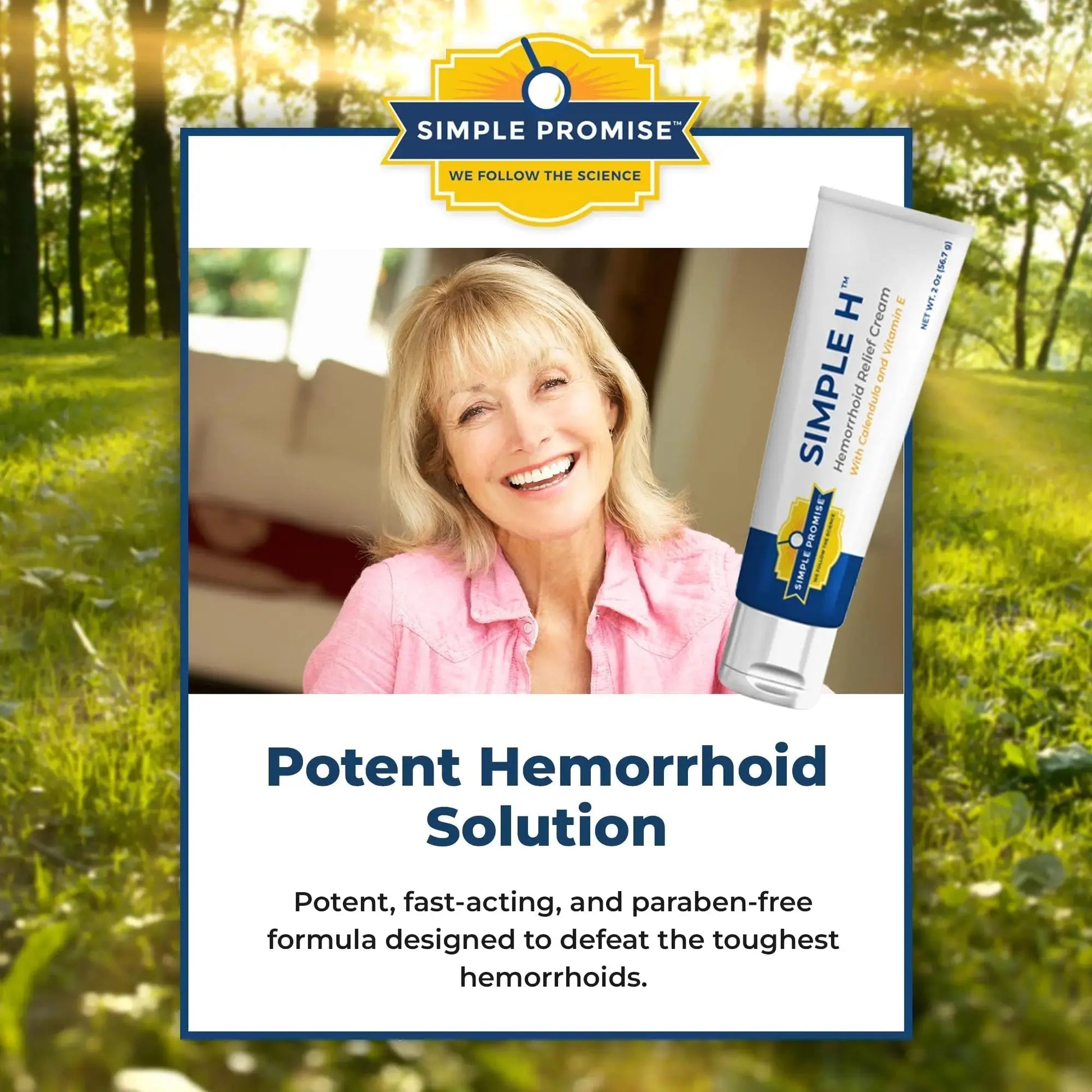 Simple Promise – Simple H Hemorrhoid Cream – Gentle Fast-Absorbing Formula with 28 Potent Ingredients & Enhanced Delivery System – Paraben-Free, Promotes Comfort & Relief, 2 oz Simple PromiseAu supplements