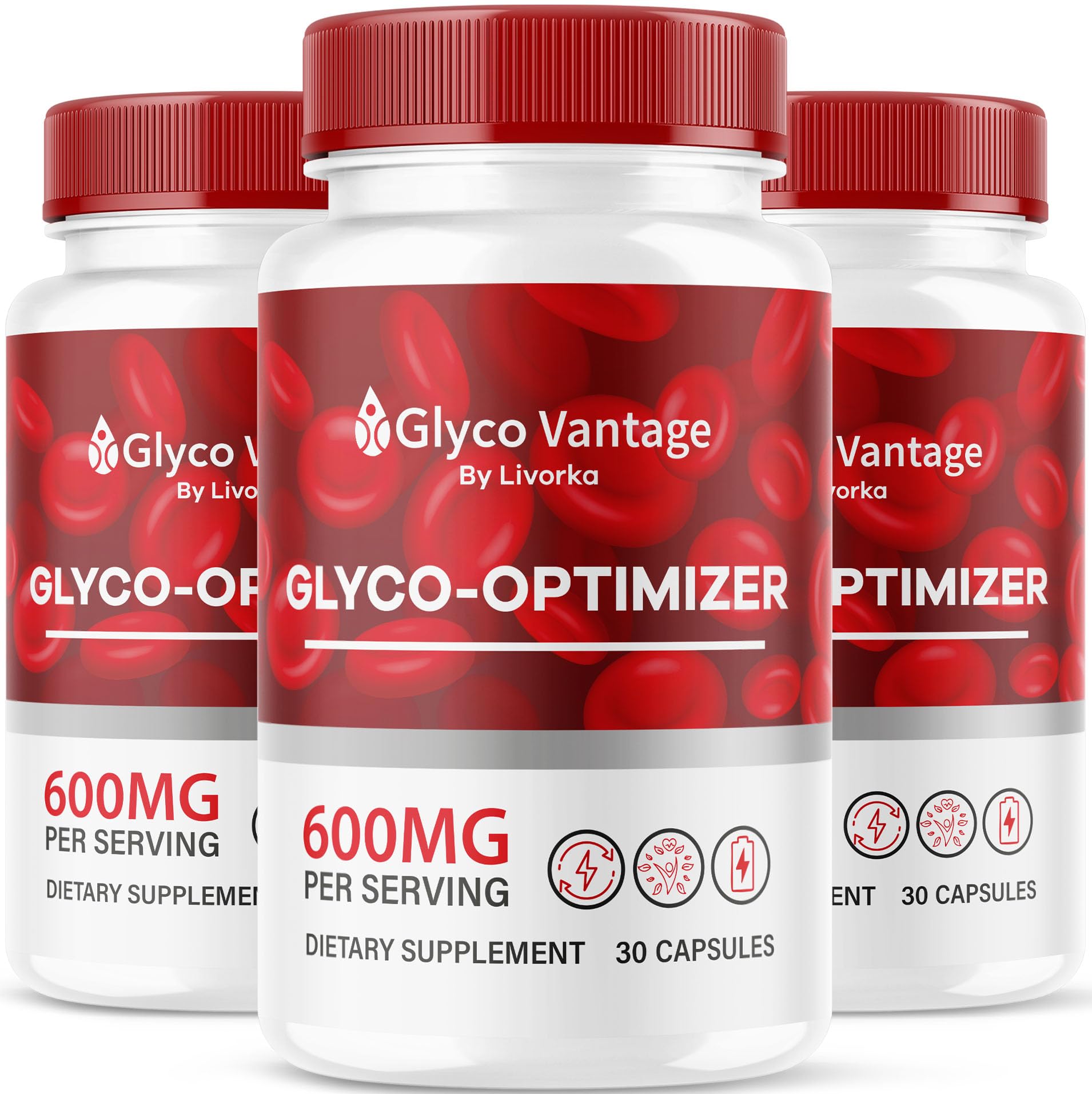 (3 Pack) Glyco Vantage Glyco Optimizer, Glyco Vantage, Glyco Vantage Capsules, Glyco Vantage Joint Optimizer, GlycoVantage Glyco Optimizer Pills, Glyco Vantage Support, 90 Capsules For 3 Months LIVORKAAu supplements