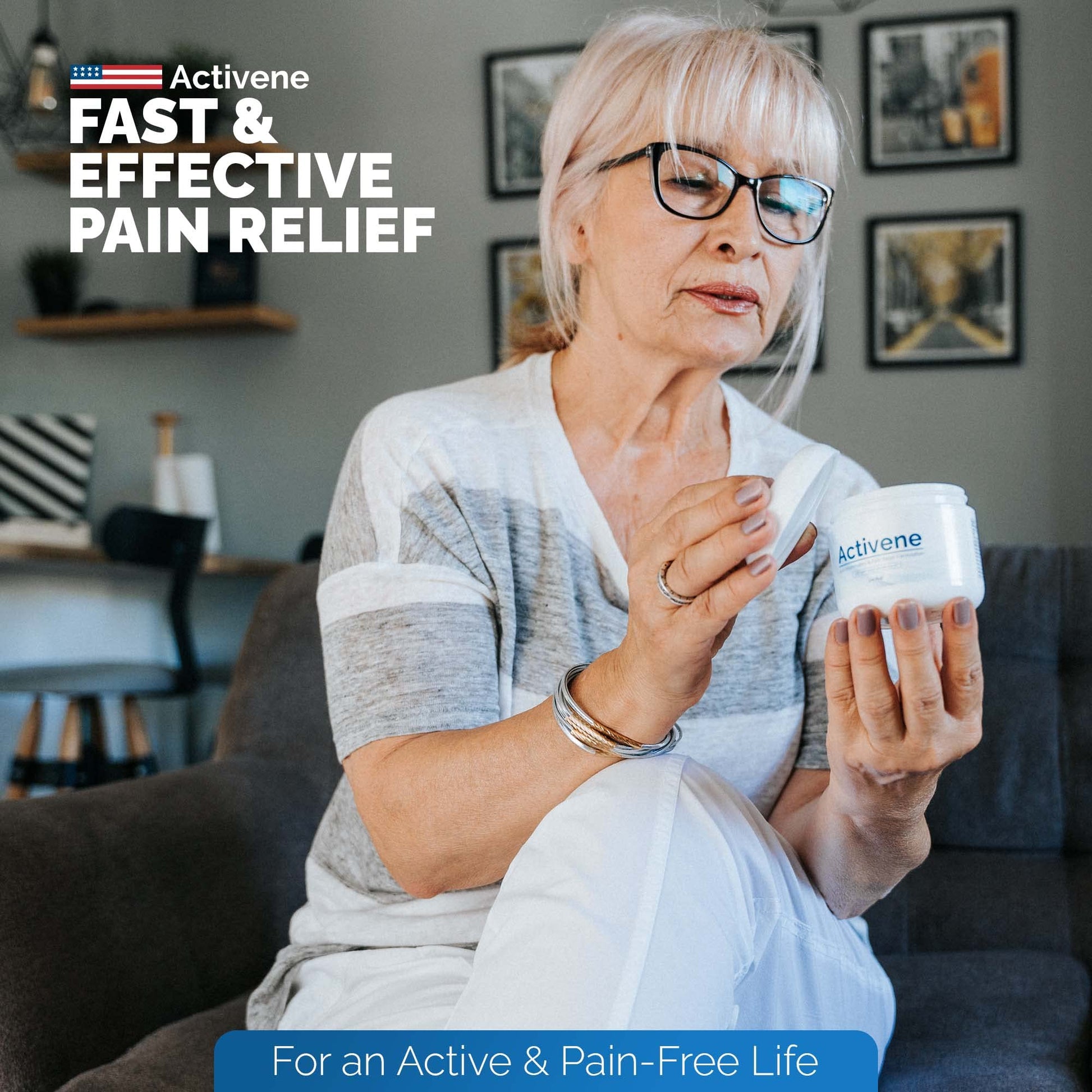 Activene Pain Relief Cream - Anti Inflammatory formulation with Powerful Arnica, Menthol & MSM for Joints, Tendons & Muscles. Chosen by Sufferers of Arthritis, Knee, Shoulder, Neck, Back & Other Pains ActiveneAu supplements
