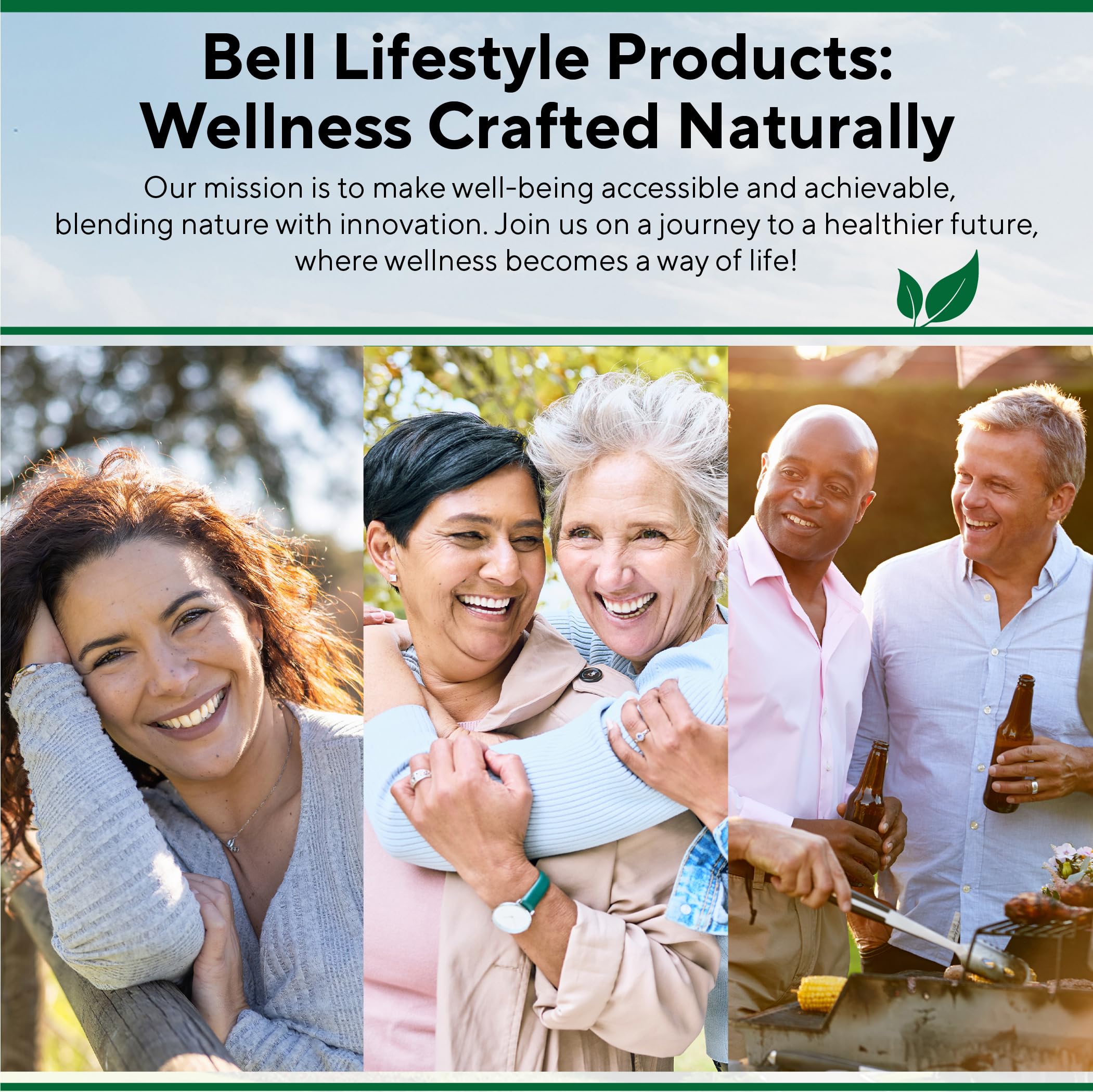 Bell Brain Function Lifestyle, Supports Cognitive Health with Ginkgo, Vitamin B12, Folate - 60 Vegetarian Capsules BellAu supplements