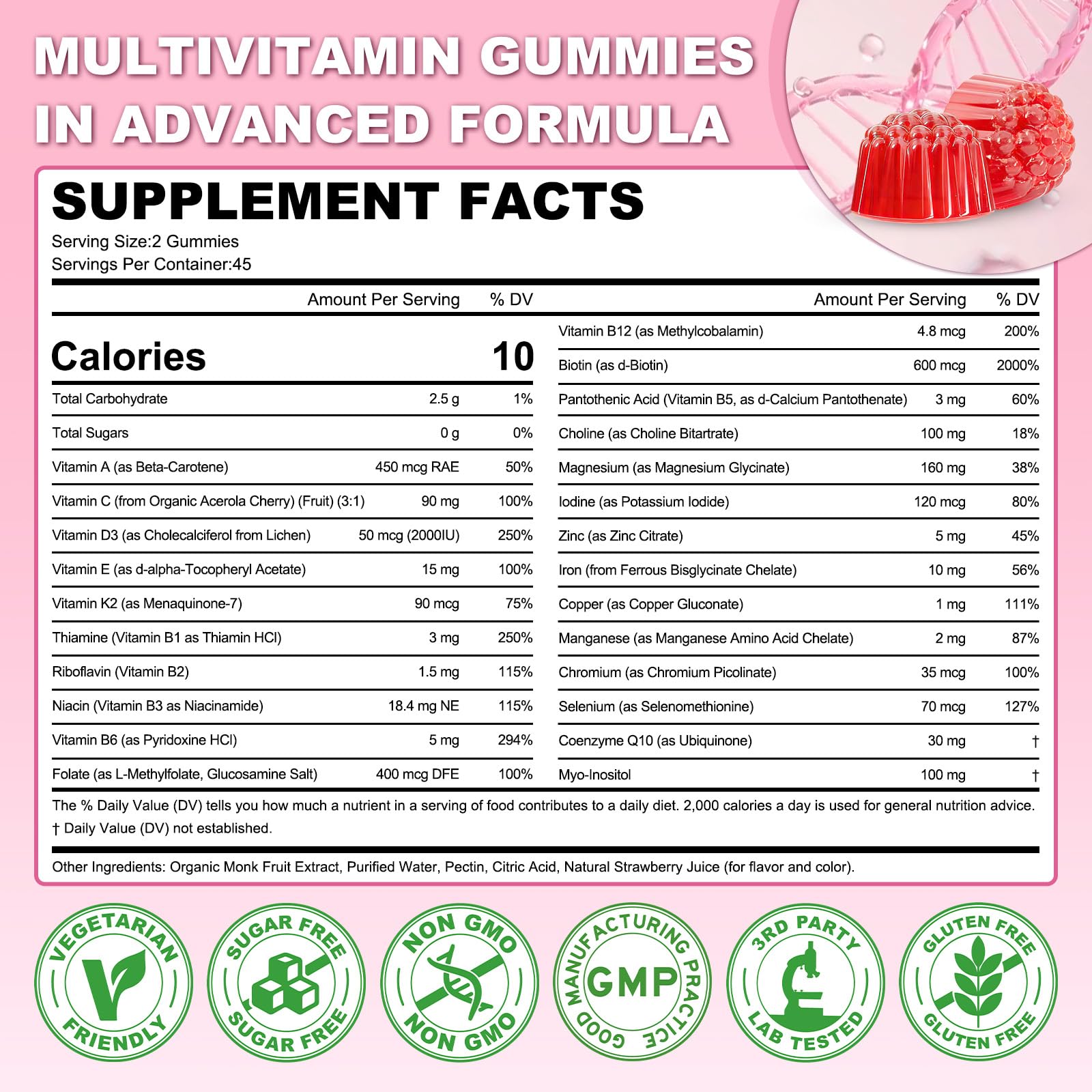 Sijigood 90 Count | Methylated Multivitamin Gummies for Women – Womens Multivitamin Gummies with B Complex, Minerals, CoQ10, Myo-Inositol for Energy, Hormone Balance & Immune Support Sugar Free SijigoodAu supplements
