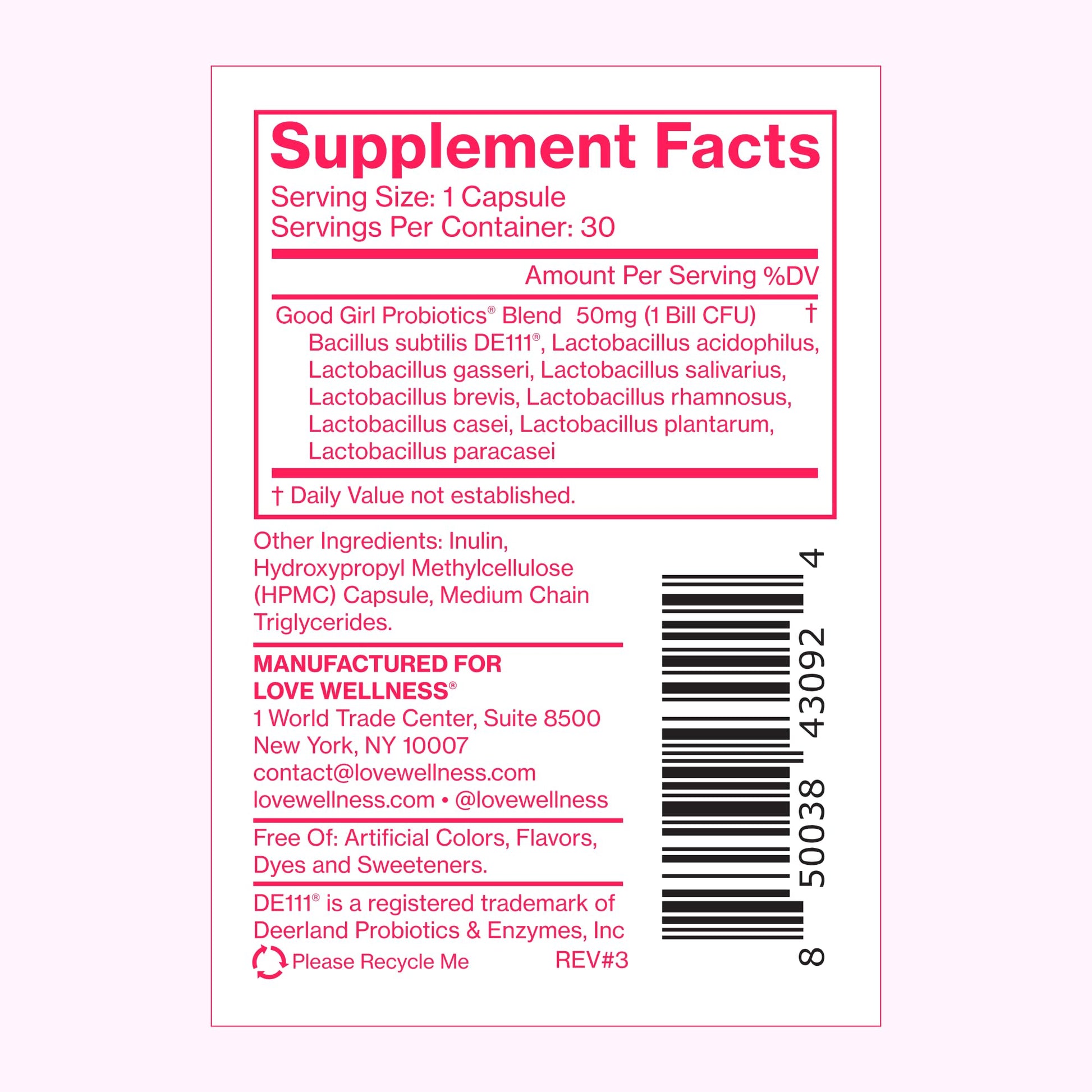 Love Wellness Good Girl Probiotics and Healthy V Vitamin | Womens Wellness Duo | Womens Probiotics Supplements for pH Balance and Vaginal Health Love WellnessAu supplements