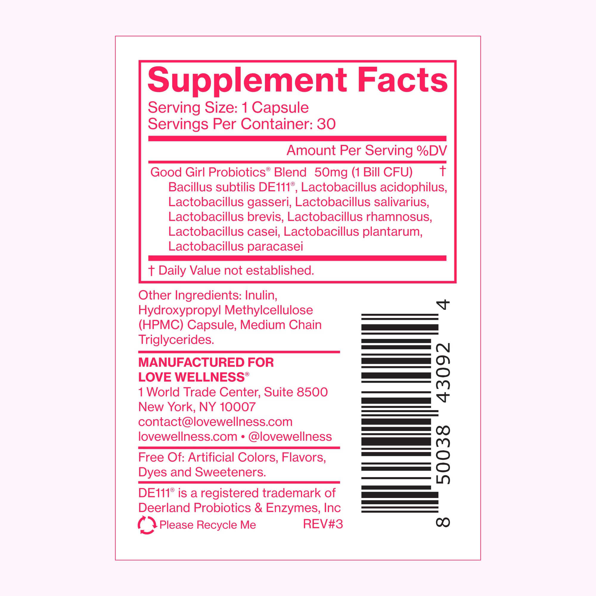 Love Wellness Good Girl Probiotics and Healthy V Vitamin | Womens Wellness Duo | Womens Probiotics Supplements for pH Balance and Vaginal Health Love WellnessAu supplements