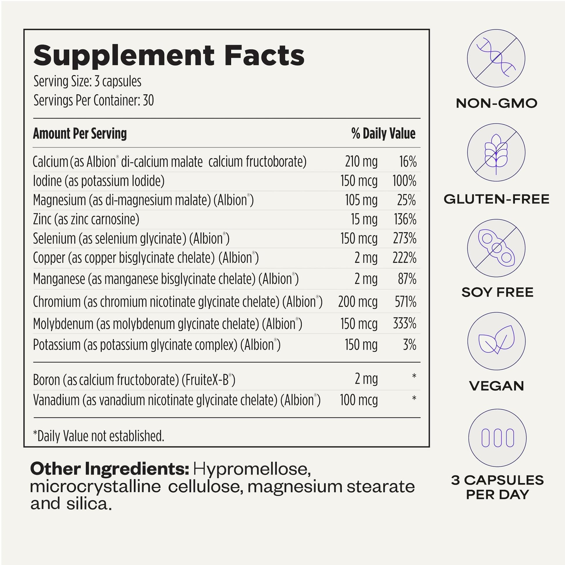 Suppgrade Labs Minerals 101 by Dave Asprey | Daily Essential Mineral Support | Trace Mineral Supplement with Calcium, Magnesium Malate, Chromium, Zinc, Copper, Potassium | 30 Day Supply Suppgrade LabsAu supplements
