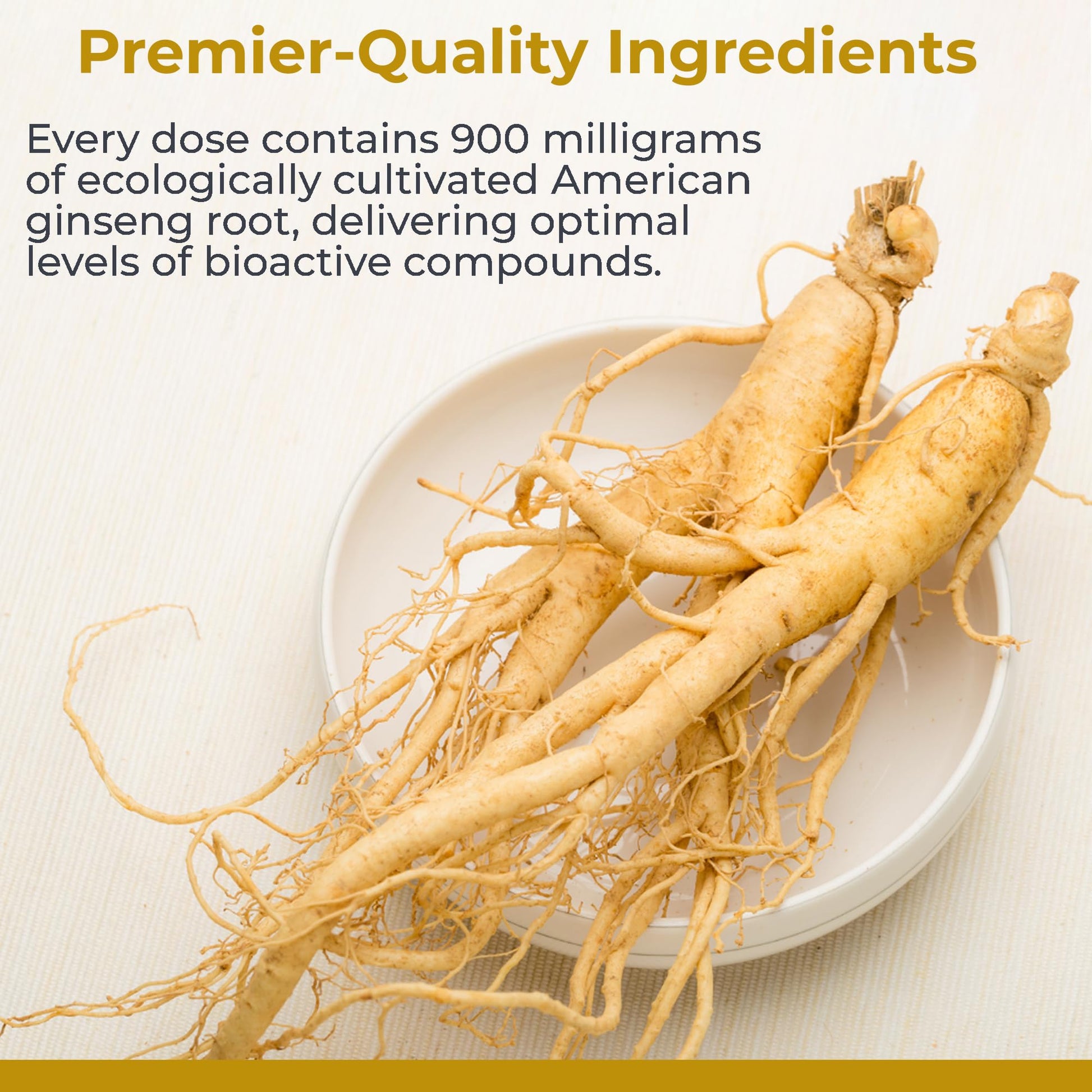 Premier Research Labs American Ginseng Supplement - American Ginseng Capsules, Herbal Ginseng Root Pills, North American Ginseng Herb Extract, Calming Energy Supplement - 60 Plant-Based Capsules Premier Research LabsAu supplements
