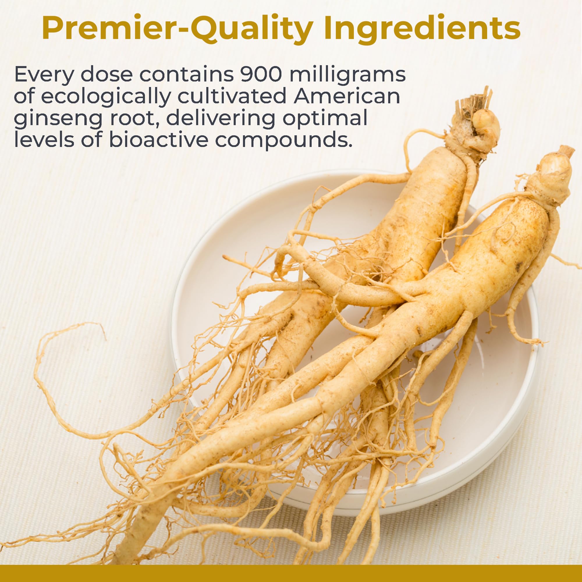 Premier Research Labs American Ginseng Supplement - American Ginseng Capsules, Herbal Ginseng Root Pills, North American Ginseng Herb Extract, Calming Energy Supplement - 60 Plant-Based Capsules Premier Research LabsAu supplements