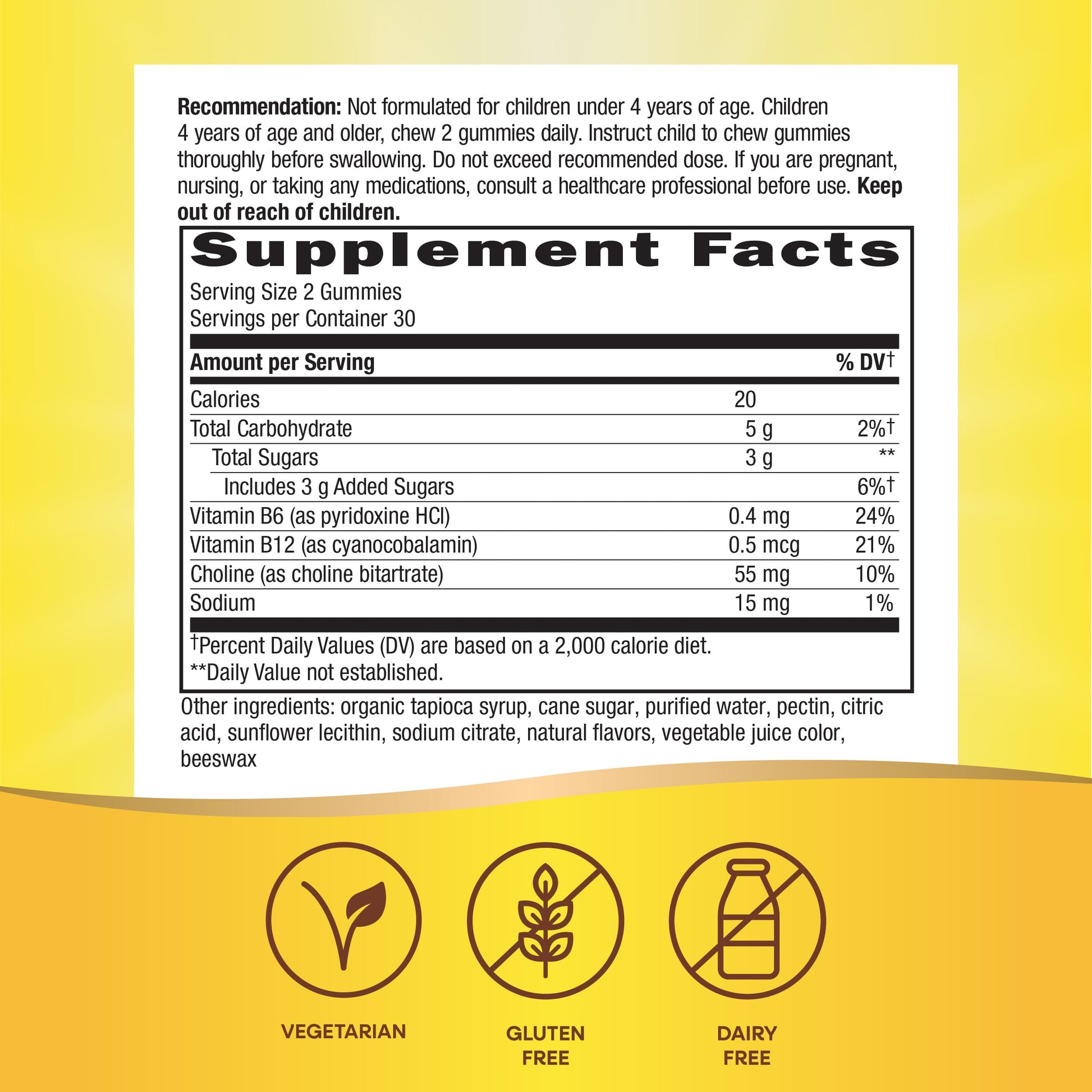 Nature's Way Kids Brain Supplement Gummies, Supports Healthy Brain Function*, Lemonade Flavored, 60 Gummies Nature's WayAu supplements