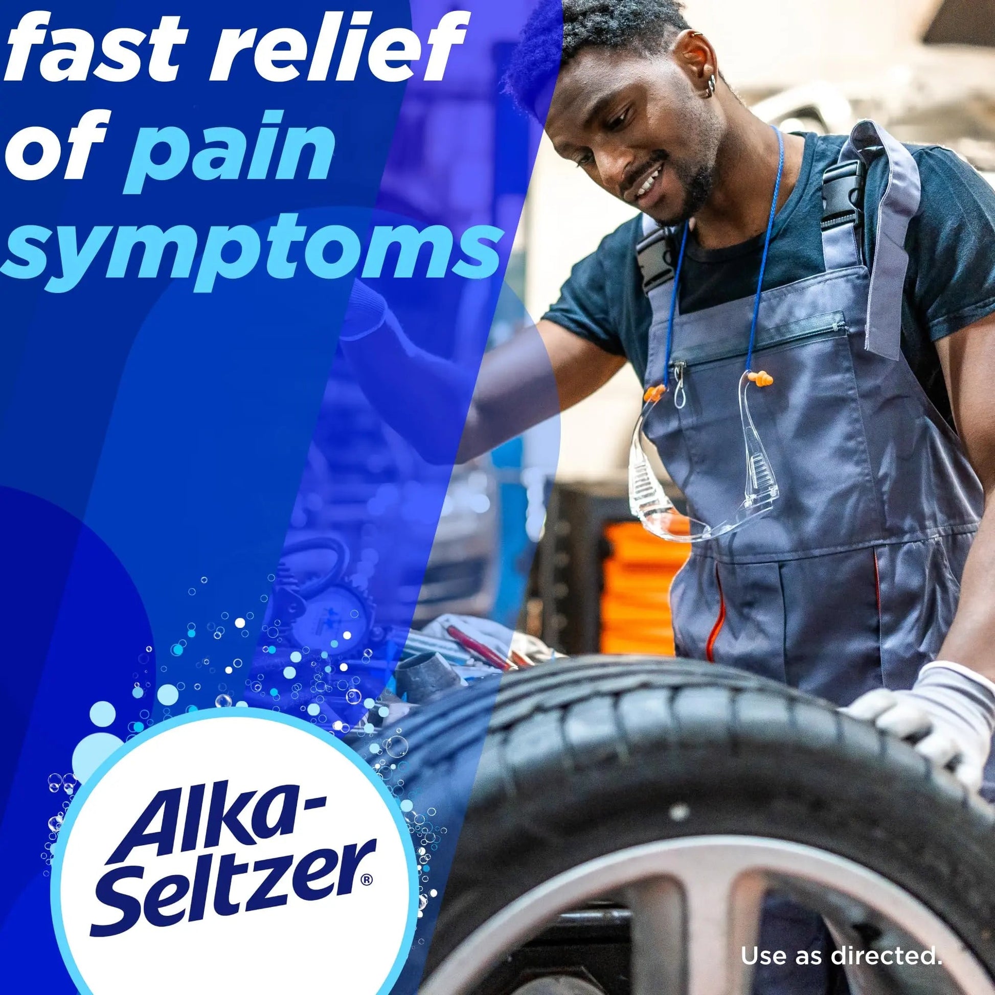 Alka-Seltzer Pain Relief, Aspirin Effervescent Tablets for Fast Pain Relief, 72 Ct Alka-SeltzerAu supplements