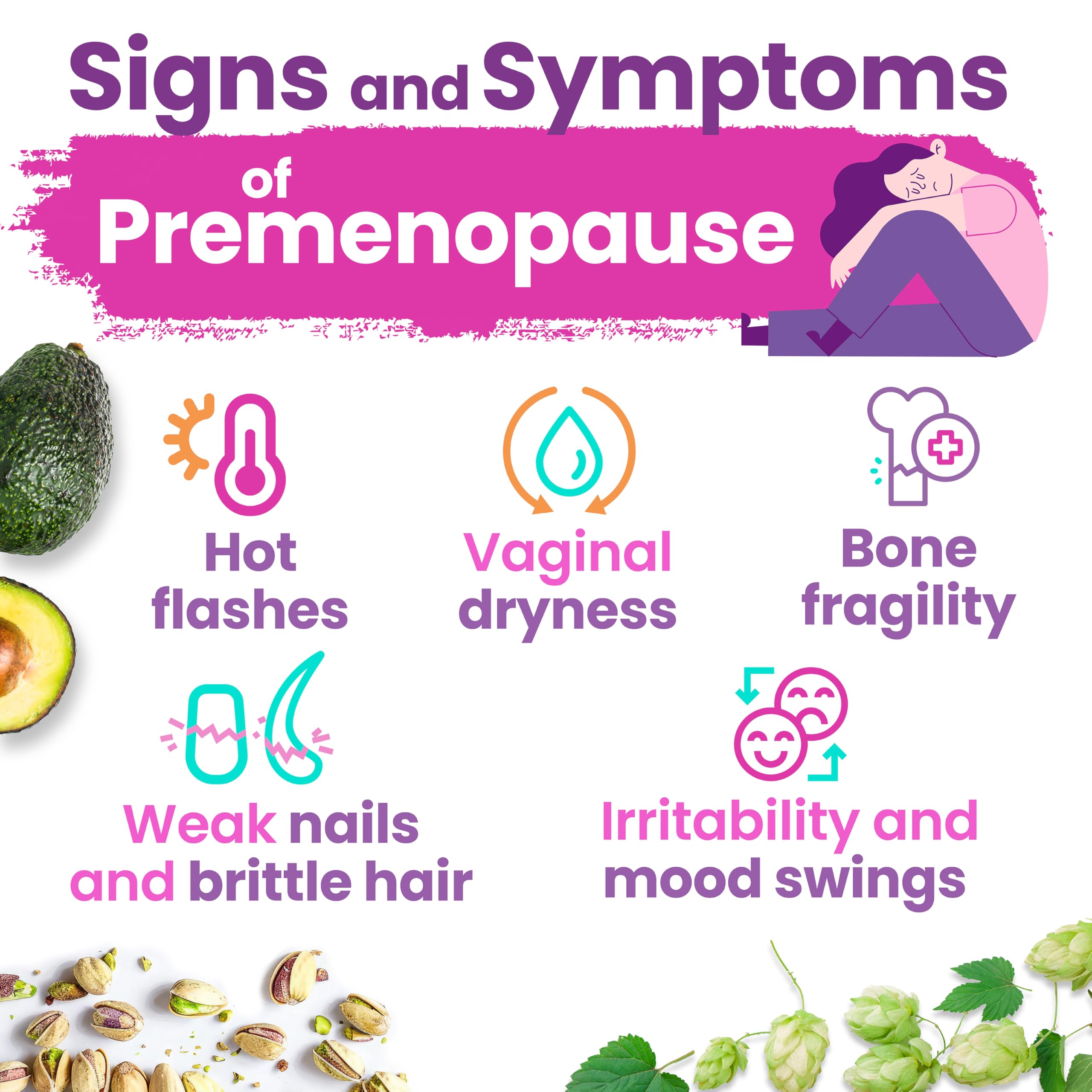 Climafort 60 Day Supply | Menopause Relief Pills | Natural Relief for Hot Flashes, Night Sweats, Mood Swings & Hormone Balance | Hops, Vitamins, and Minerals | 1 Capsule Daily ClimafortAu supplements