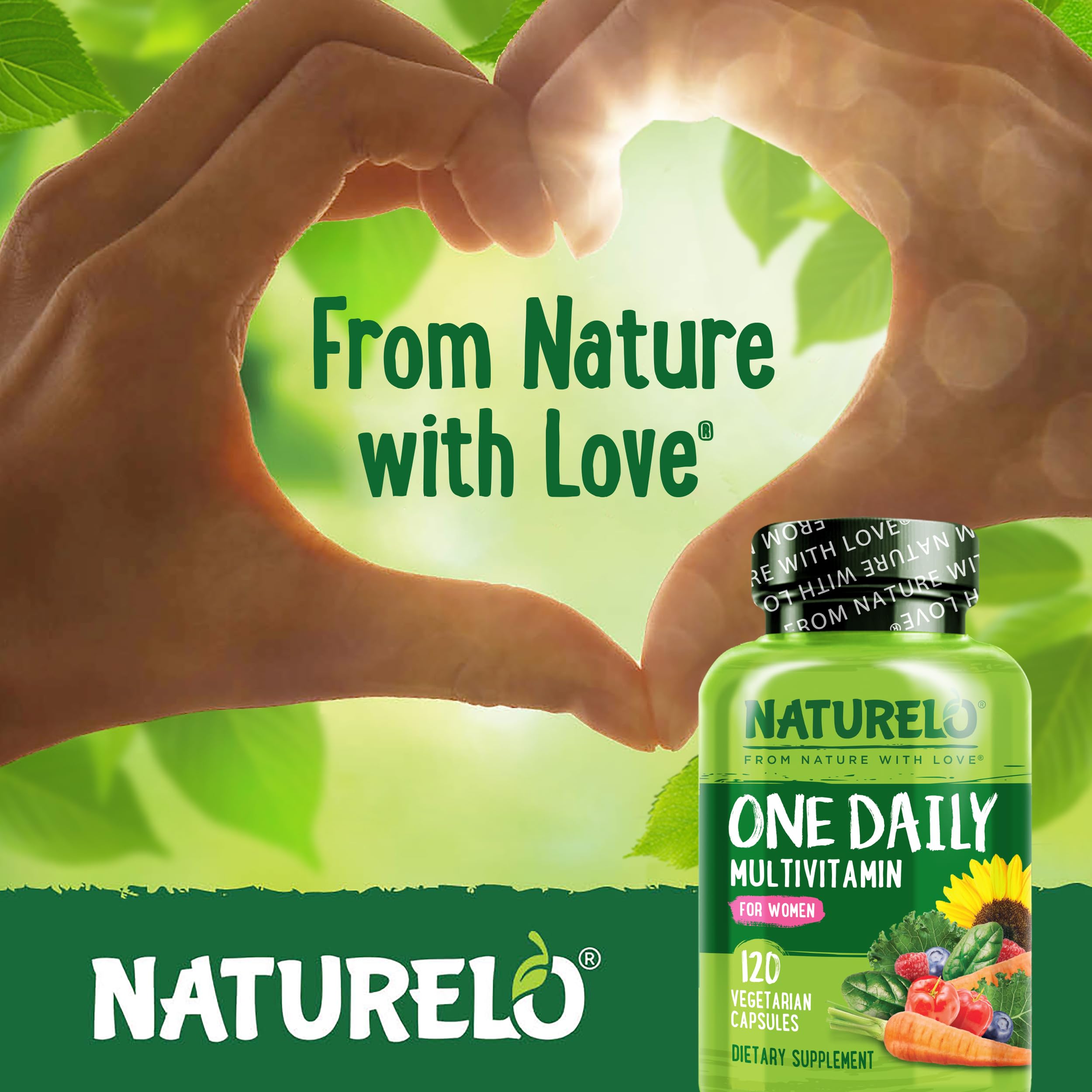 NATURELO One Daily Multivitamin for Women - Energy Support - Whole Food Supplement NATURELOAu supplements