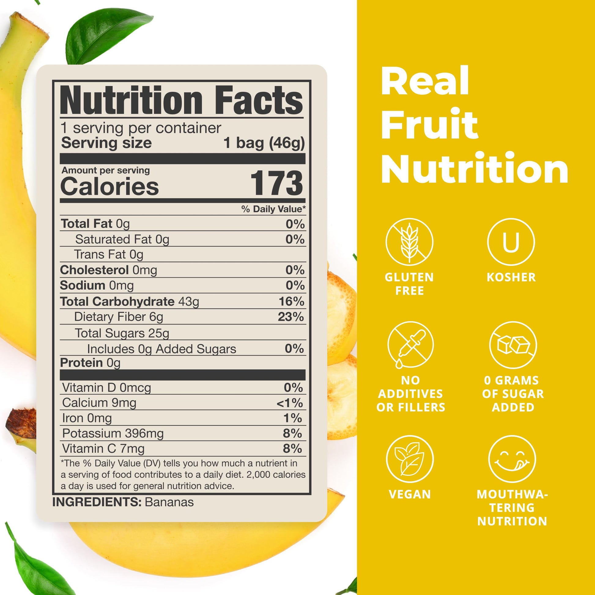 Balance of Nature Freeze-Dried Bananas (5 Pack) – 100% Real Fruit, Crunchy Banana Slices, Healthy Snack, Mouthwatering Nutrition, Gluten-Free, Vegan, No Sugar Added, Five 1.6 oz Bags Balance of NatureAu supplements