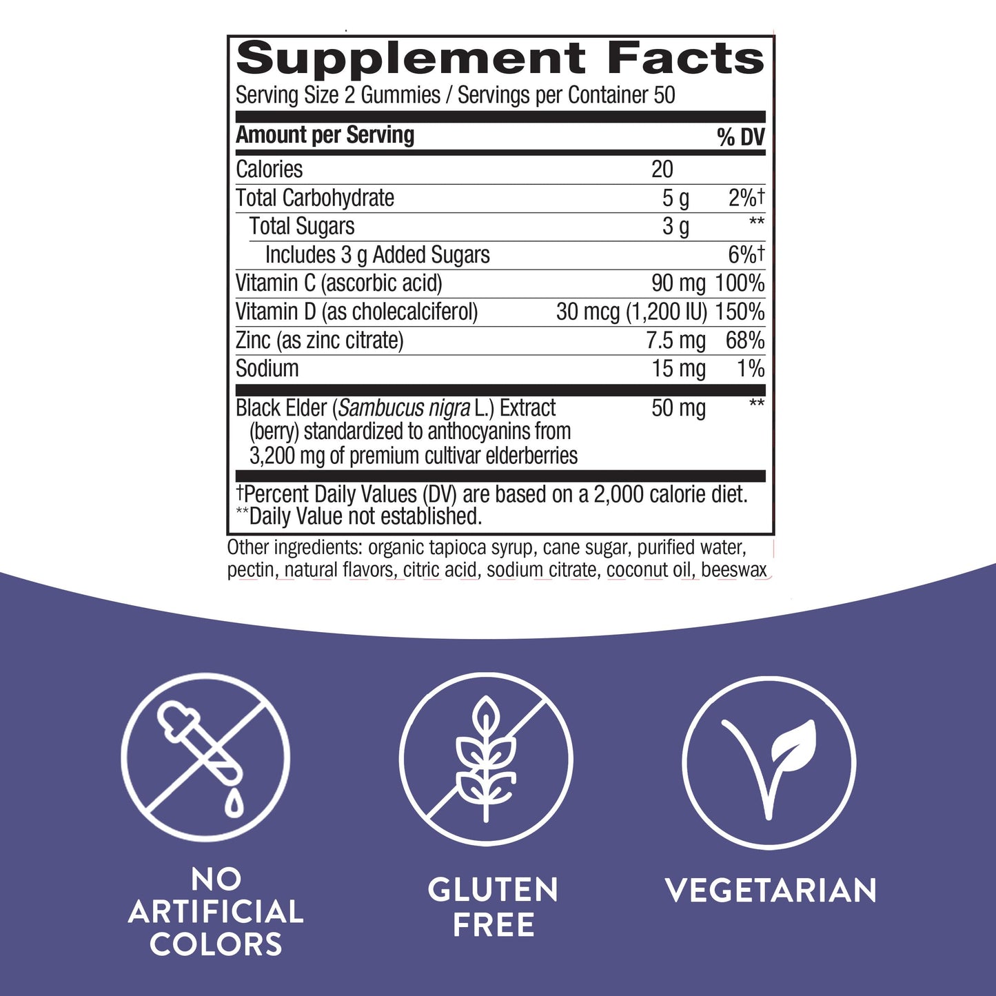 Nature's Way Sambucus Elderberry Gummies - Immune Support Supplement for Kids Nature's WayUS supplements
