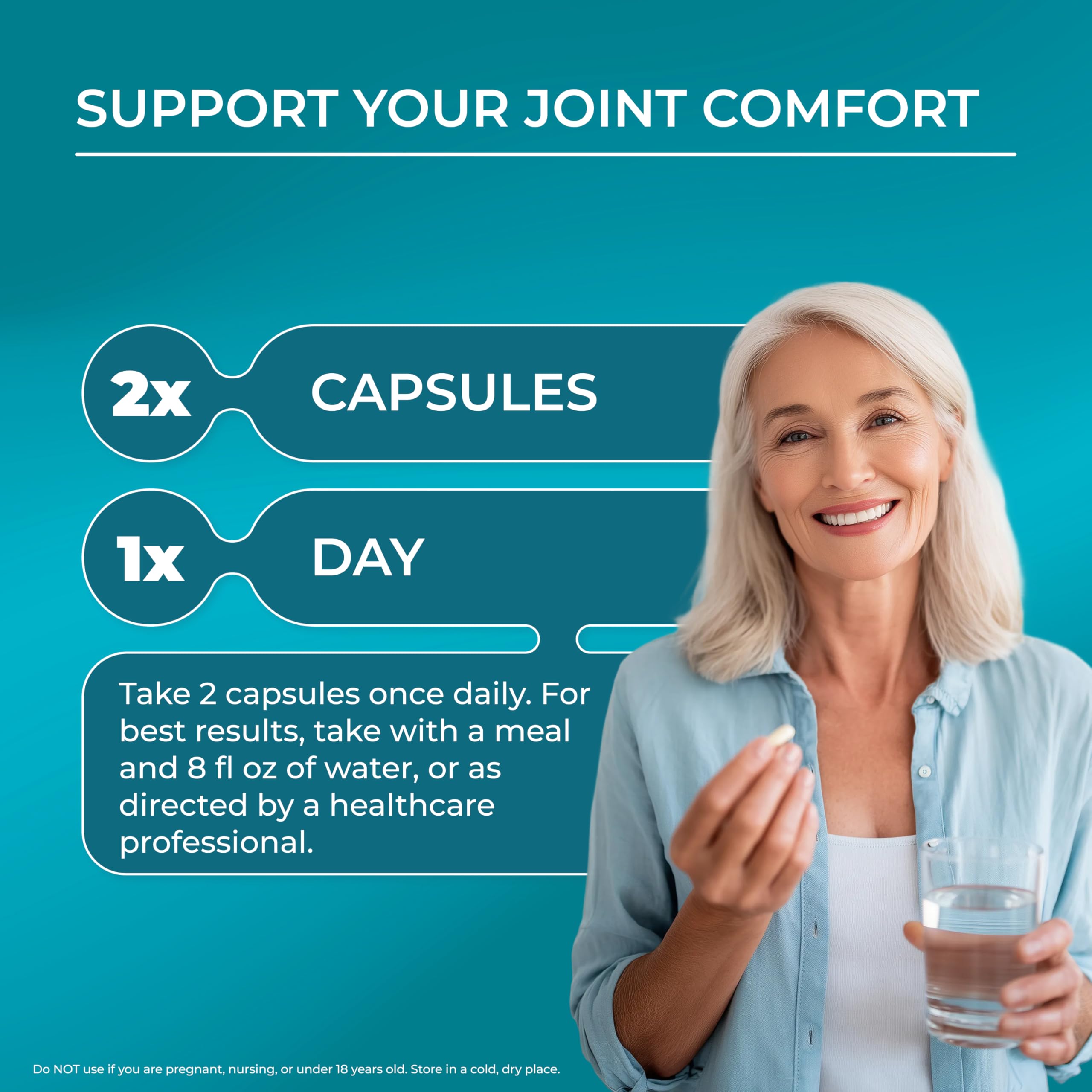 PUREHEALTH RESEARCH Comfortiq - Back Discomfort Supplement - Joint Health Support for Women & Men - with CoQ10, Turmeric, Acetyl L-Carnitine, Boswellia & More - 60 Capsules PUREHEALTH RESEARCHAu supplements