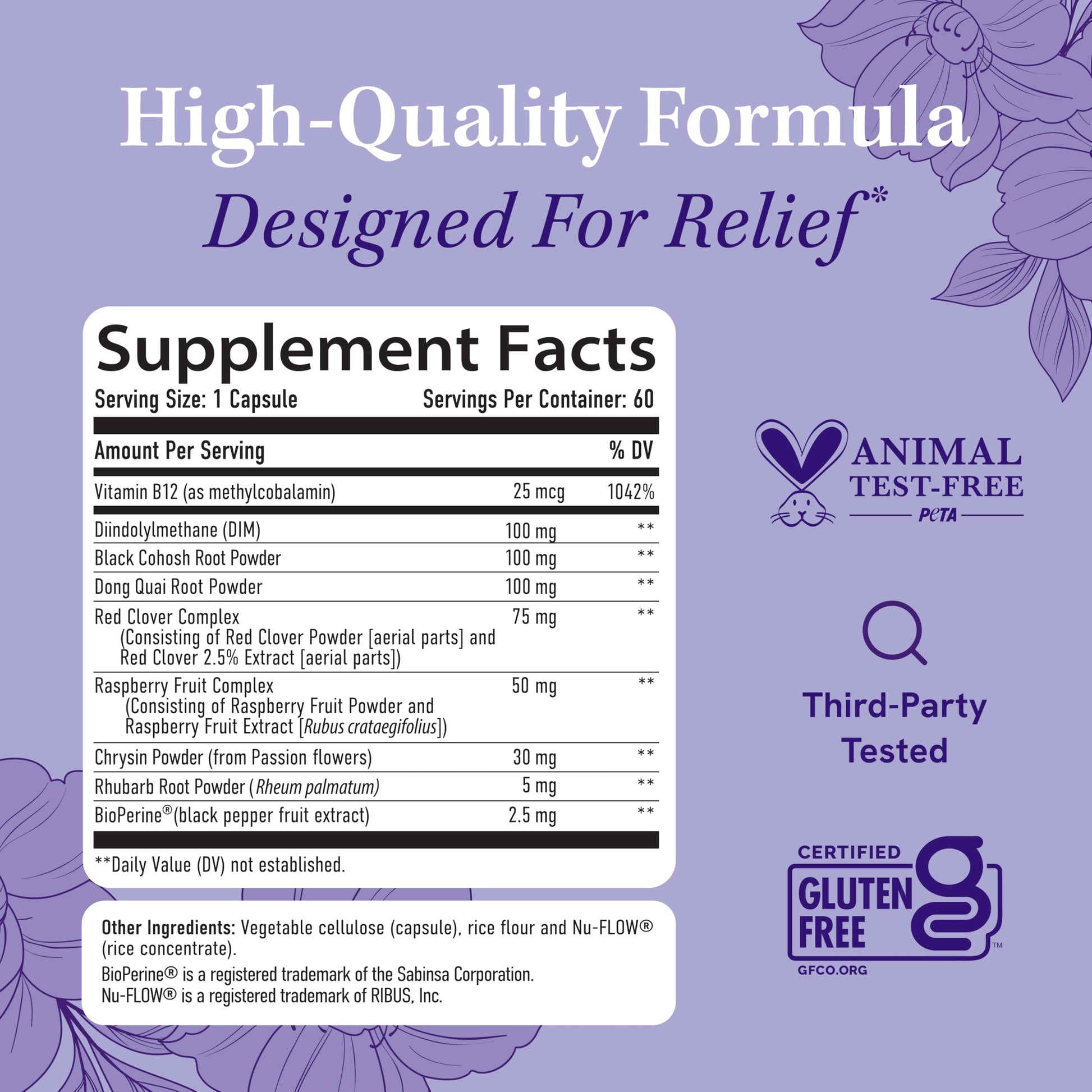 Menopause Supplements for Women Hot Flashes & Night Sweats | Hormone Balance, Menopause Relief for Women & Perimenopause Support | With Black Cohosh, DIM & Red Clover | 60 Ct (2 Month Supply) SMNutritionAu supplements