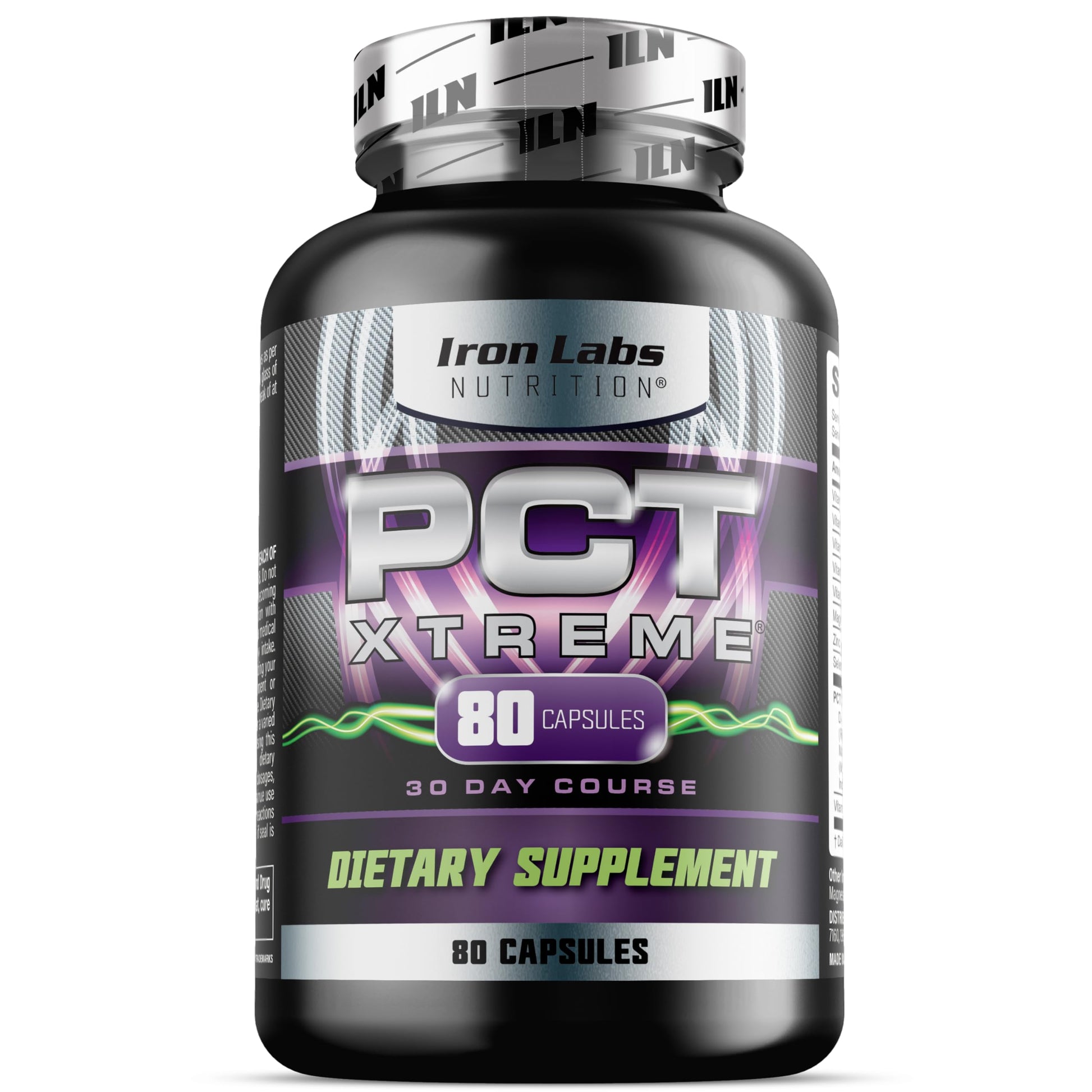 Iron Labs Nutrition PCT Xtreme - PCT Supplement for Men - 30 Day Course - Post Cycle Support Booster (80 Capsules) Iron Labs NutritionAu supplements