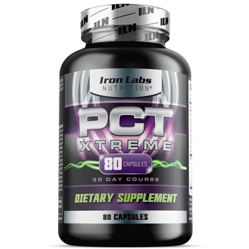 Iron Labs Nutrition PCT Xtreme - PCT Supplement for Men - 30 Day Course - Post Cycle Support Booster (80 Capsules) Iron Labs NutritionAu supplements