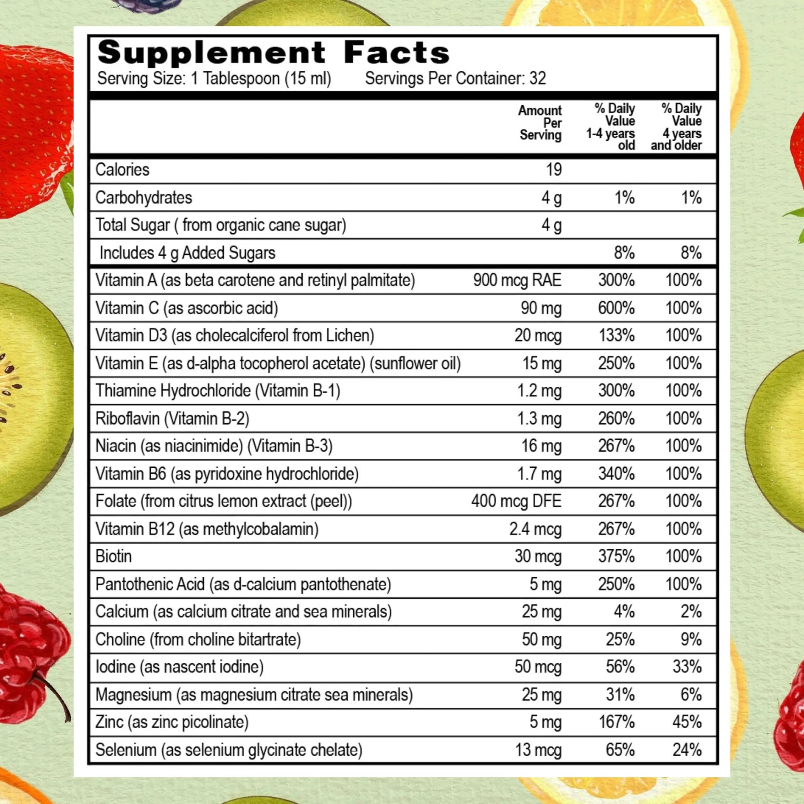 Go Healthy Kids Liquid Multivitamin | Immune Support | Kid Liquid Multivitamins | High Absorption | Vegan Vitamins | Kids Vitamins Multivitamin Go Healthy NaturalAu supplements