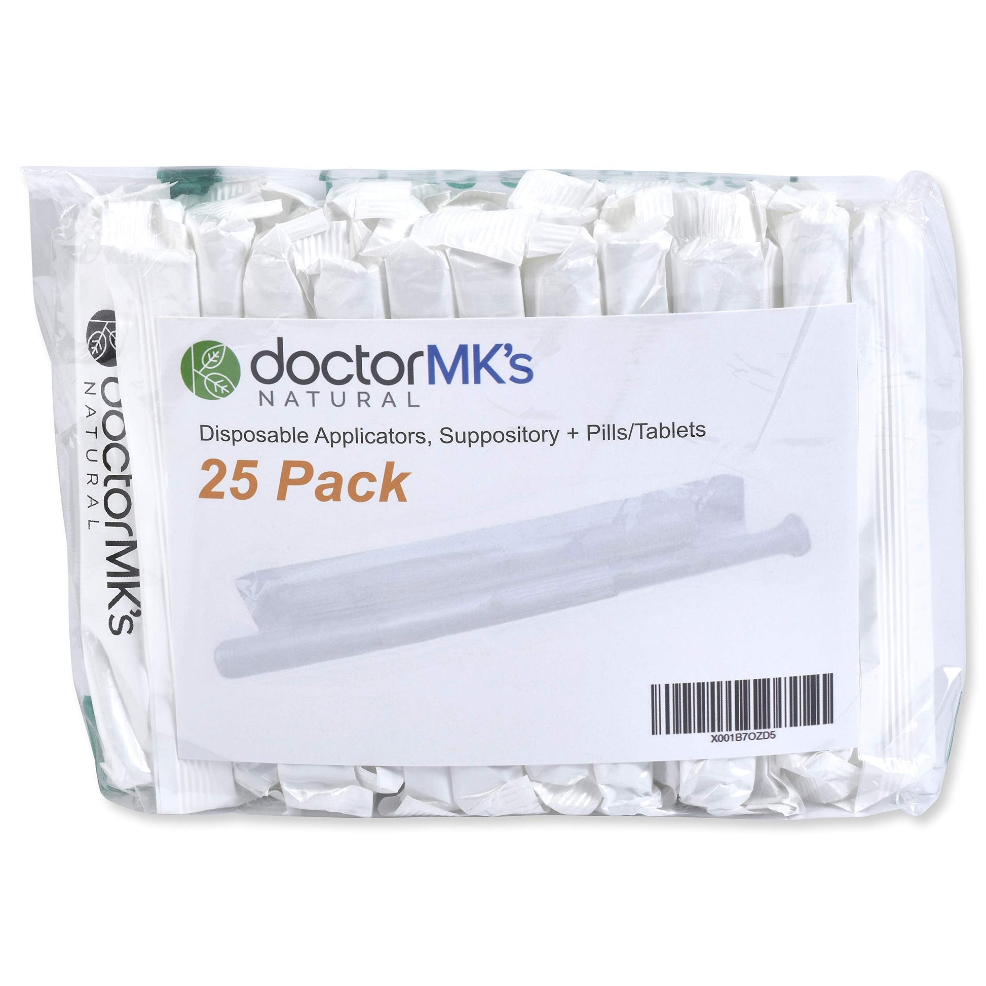 doctor MK's NATURAL Boric Acid Suppossitories (600mg) with Individually Wrapped Applicators doctor MK's NATURALAu supplements