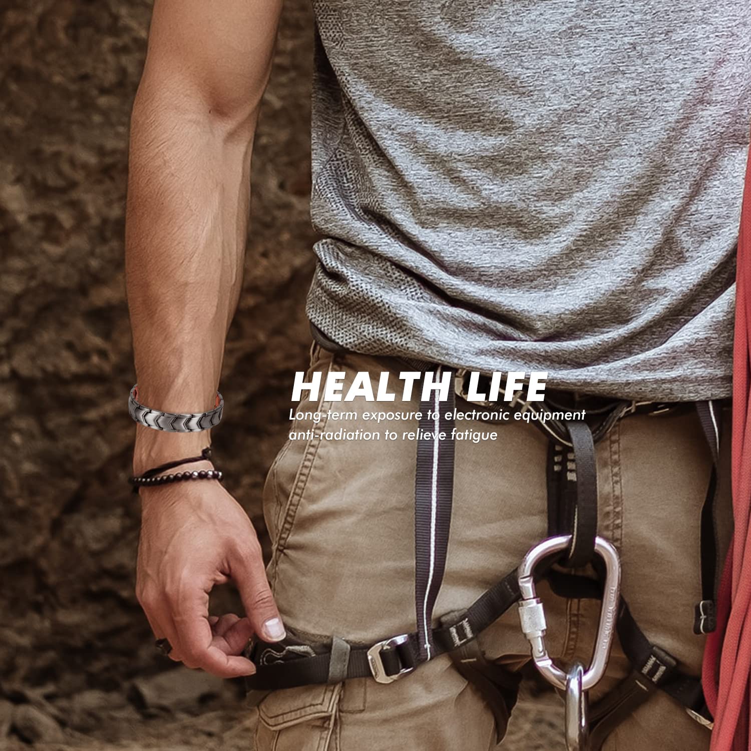 Auinz - Copper Bracelets for Men - 99.99% Solid Pure Copper Magnetic Bracelets Double-Row AuinzAu supplements