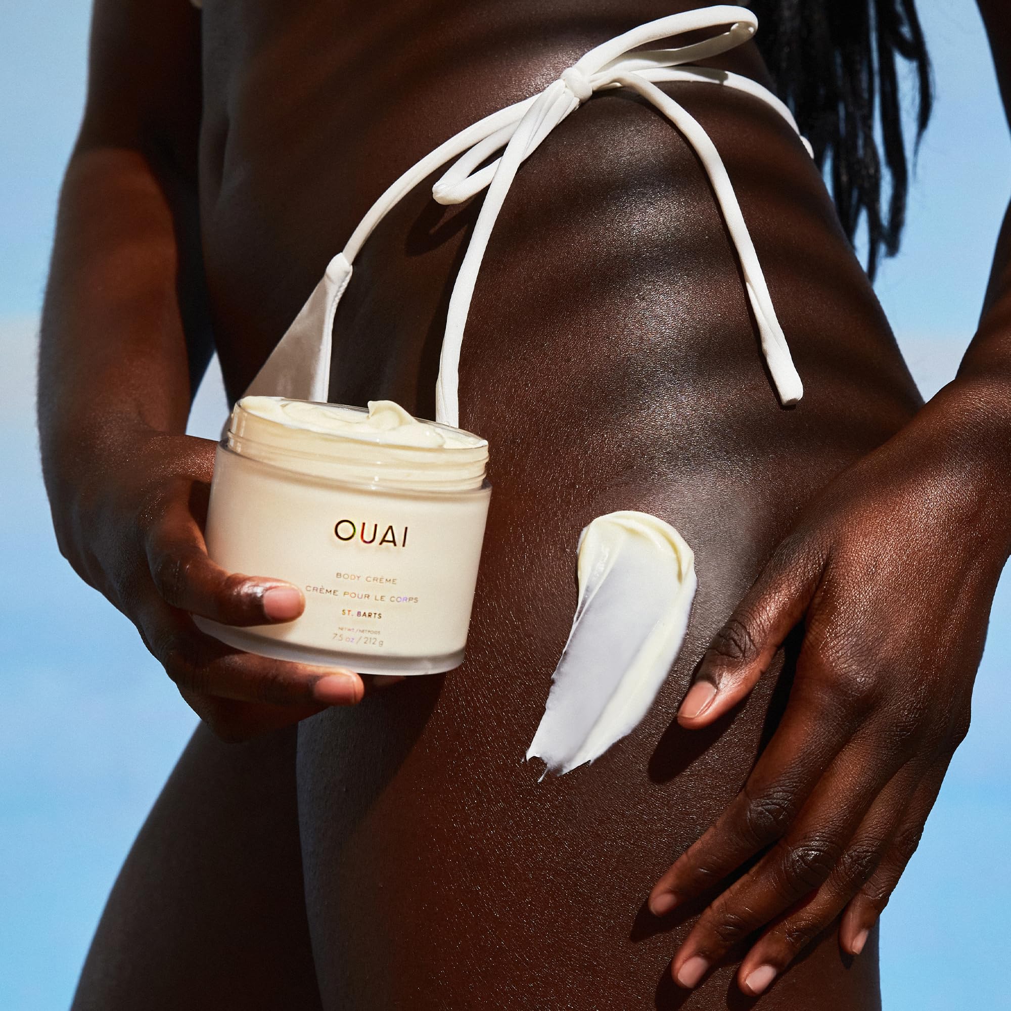 OUAI Body Creme, St. Barts Travel Size - Hydrating Whipped Body Cream with Cupuaçu Butter, Coconut Oil & Squalane - Softens Skin & Delivers Radiant Glow - Sulfate-Free Skin Care (3.4 oz) OUAIAu supplements