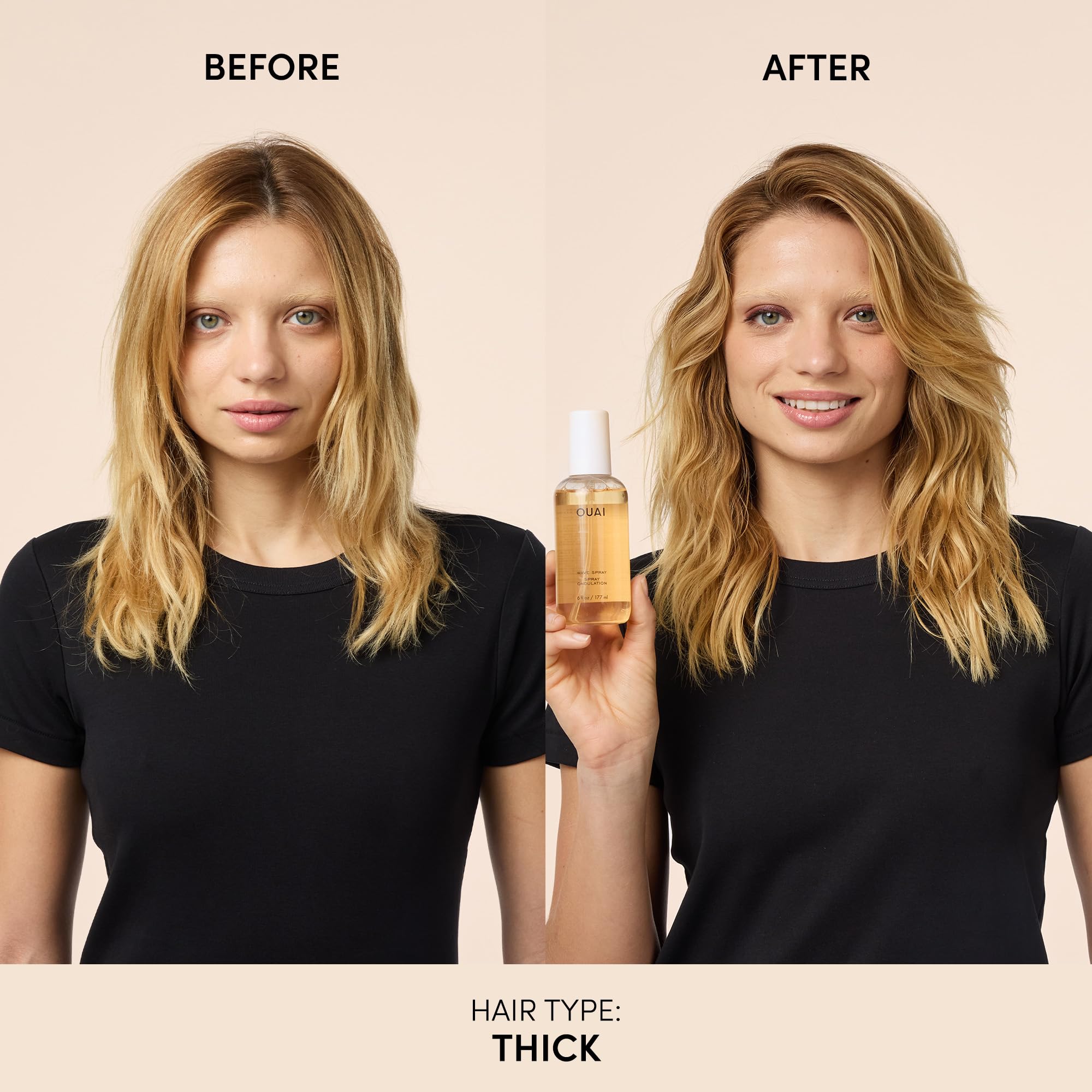 OUAI Wave Spray - Texture Spray for Hair with Coconut Oil & Rice Protein - Adds Texture, Volume & Shine for Beach Waves - Paraben Free, Safe for Color & Keratin-Treated Hair (6 fl oz) OUAIAu supplements