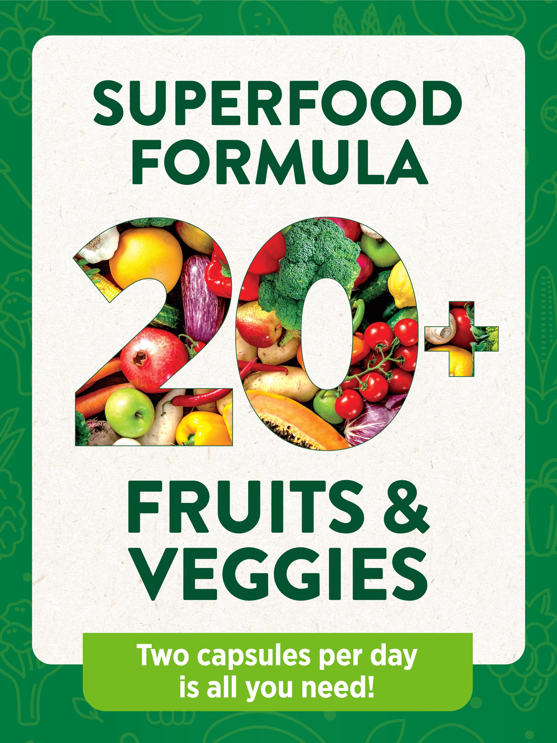 Nature's Truth Fruit and Veggies Supplement | 120 Vegetarian Capsules | 20+ Fruits & Vegetables | Vegetarian, Non-GMO, and Gluten Free Supplement Nature's TruthAu supplements