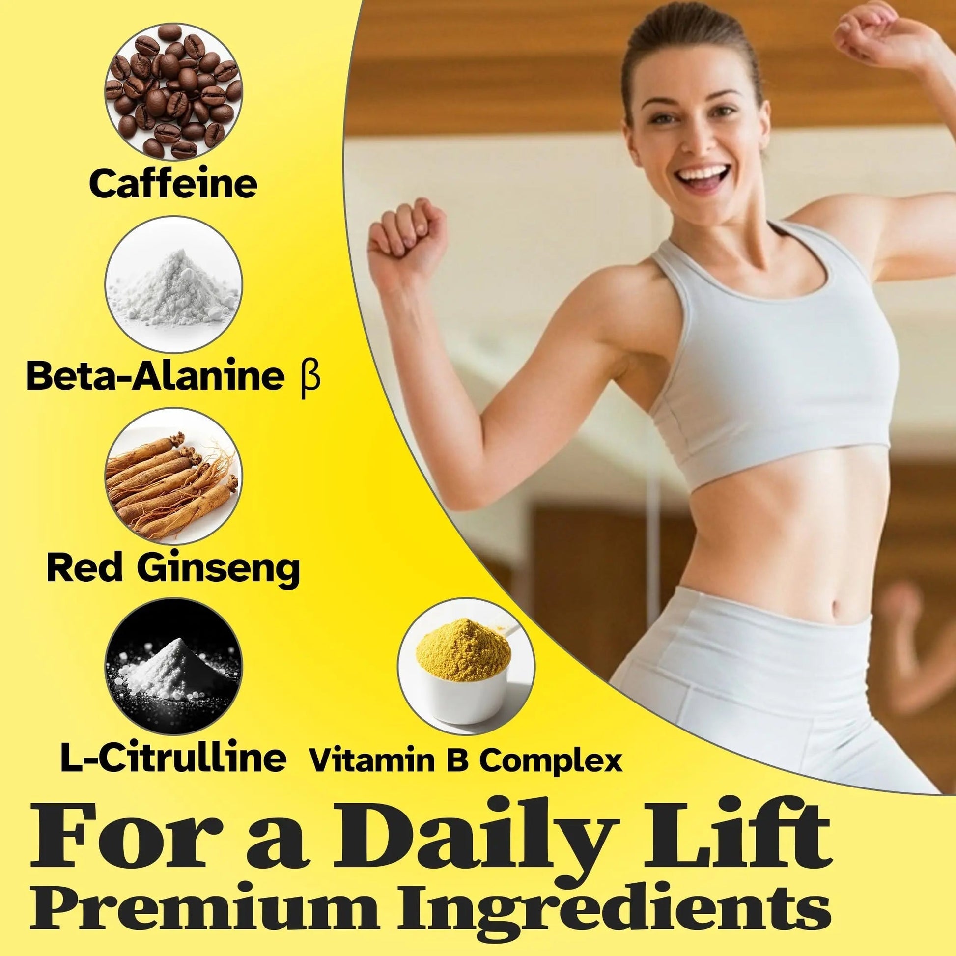 Energy Patches – 30 Plant-Based Patches with Biotin, Caffeine & Ginseng – Gentle Daily Support for Focus, Alertness & Vitality – Vegan Formula, 1 Month Supply VitaluminaAu supplements