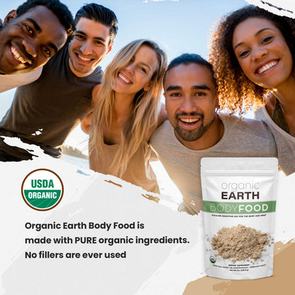 Organic Earth Irish Sea Moss Powder 8oz - Wildcrafted Sea Moss Organic with Bladderwrac Organic EarthUS supplements