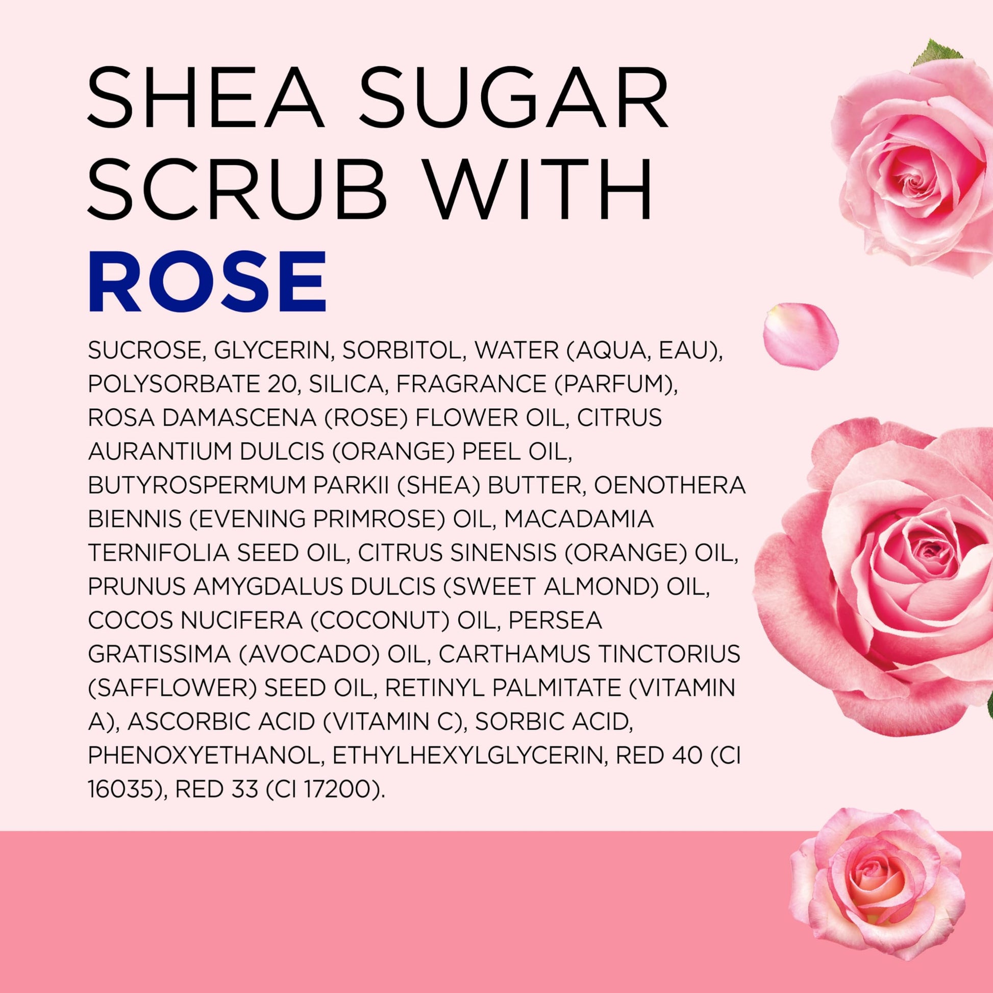 Dr Teal's Shea Sugar Body Scrub, Rose with Essential Oil, 19 oz (Pack of 3) Packaging May Dr Teal'sAu supplements
