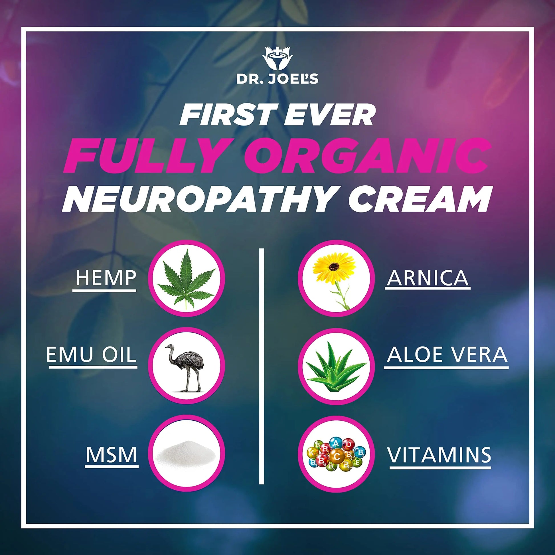 Dr. JOEL'S Neuropathy Nerve Relief Cream - Organic Neuropathy Support Cream for Feet, Hands, Legs and Toes - 4 OZ Value Pack- Made in USA Dr. JOEL'SAu supplements