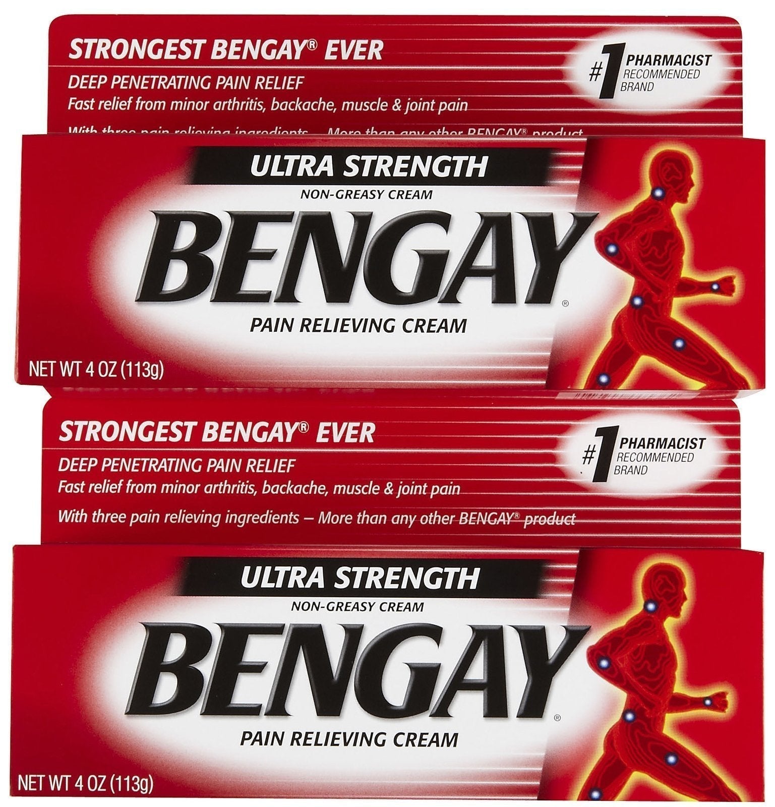 Bengay Ultra Stength Pain Relieving Cream, Non-Greasy-Ultra Strength, 2 pk BengayAu supplements