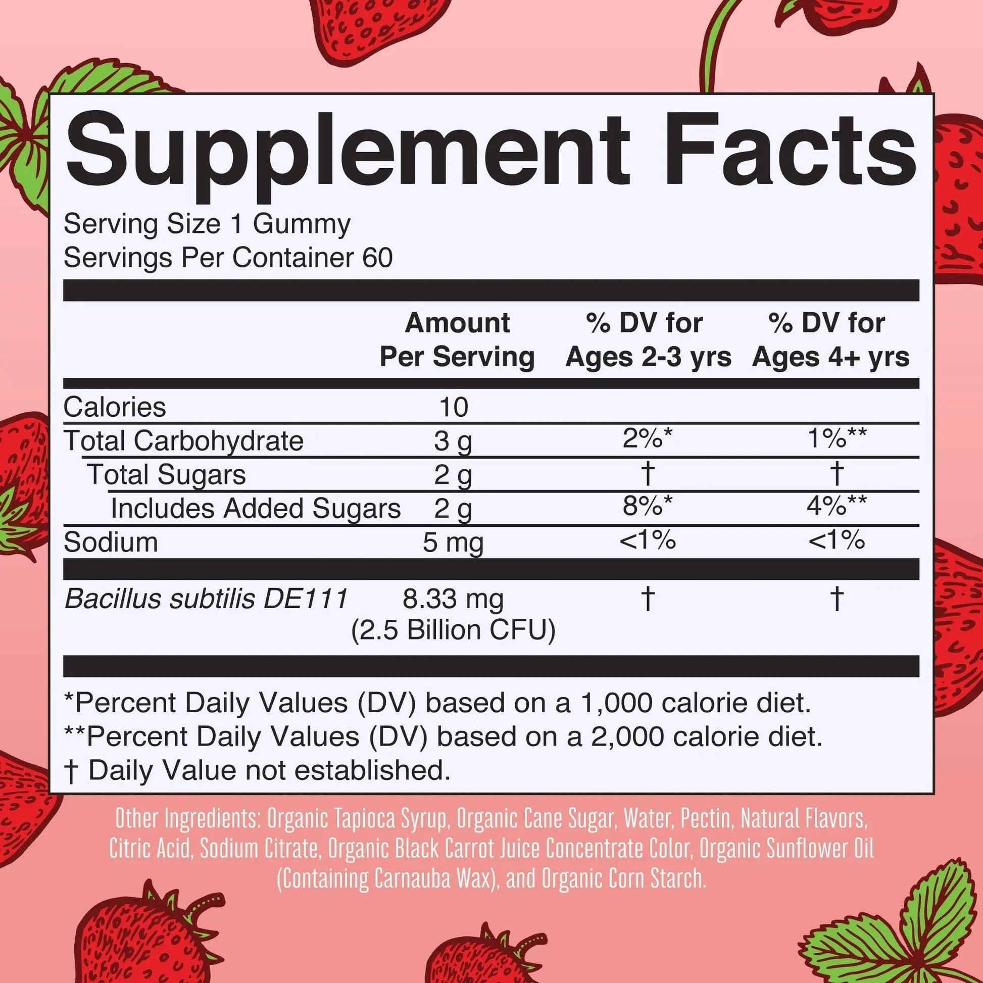 MaryRuth Organics Multivitamin and Probiotic Gummies (Strawberry) for Kids | Clean Label Project Verified® | Vitamins for Gut Health MARYRUTH'SAu supplements