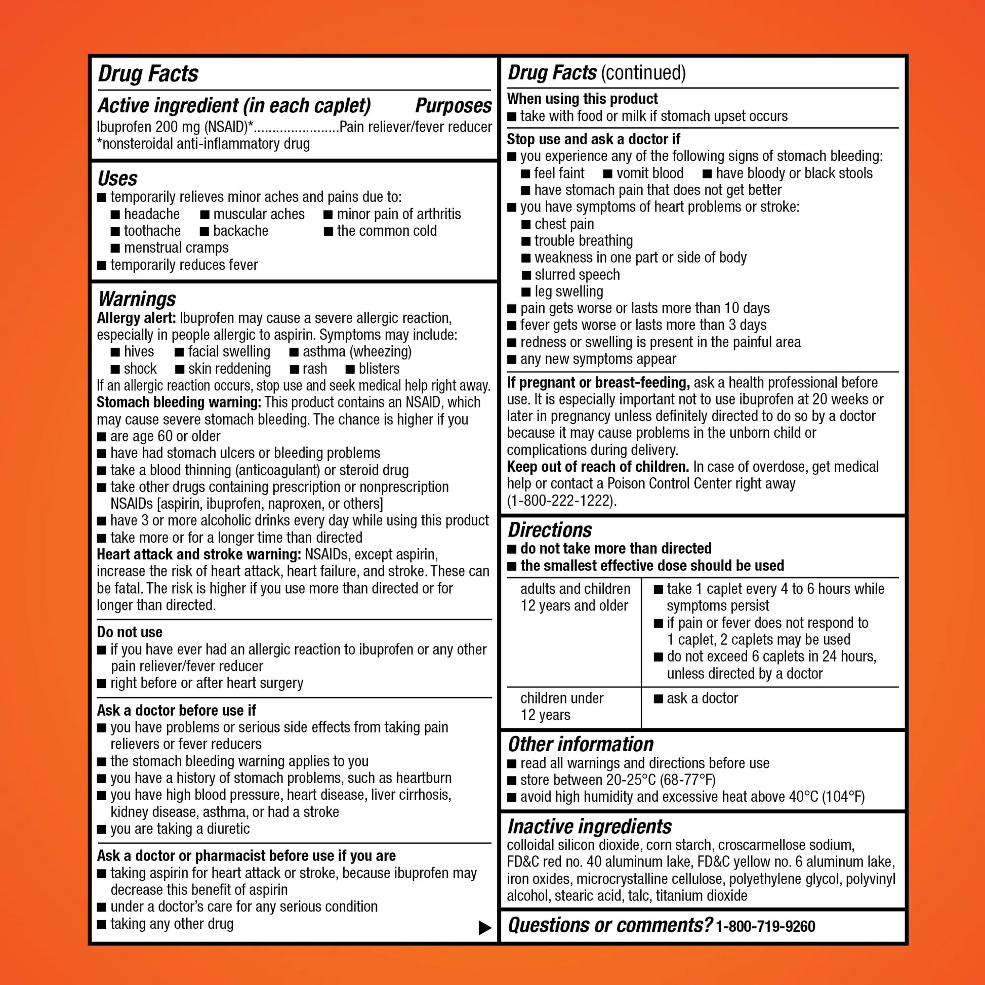 Amazon Basic Care Ibuprofen Tablets, 200 mg, Pain Reliever/Fever Reducer for Headache, Backache, Menstrual Pain and Body Aches, 100 Count Amazon Basic Carenz supplements