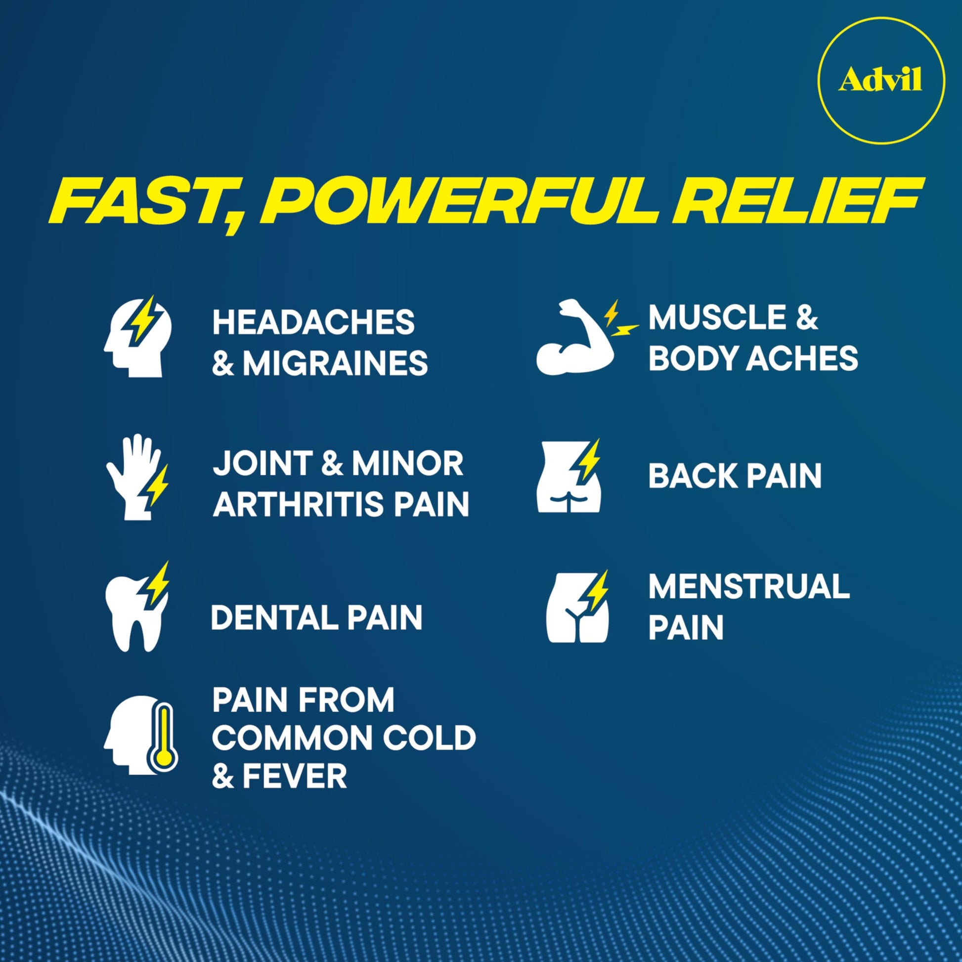 Advil Pain Reliever and Fever Reducer, Ibuprofen 200mg for Pain Relief - 24 Coated Tablets AdvilAu supplements