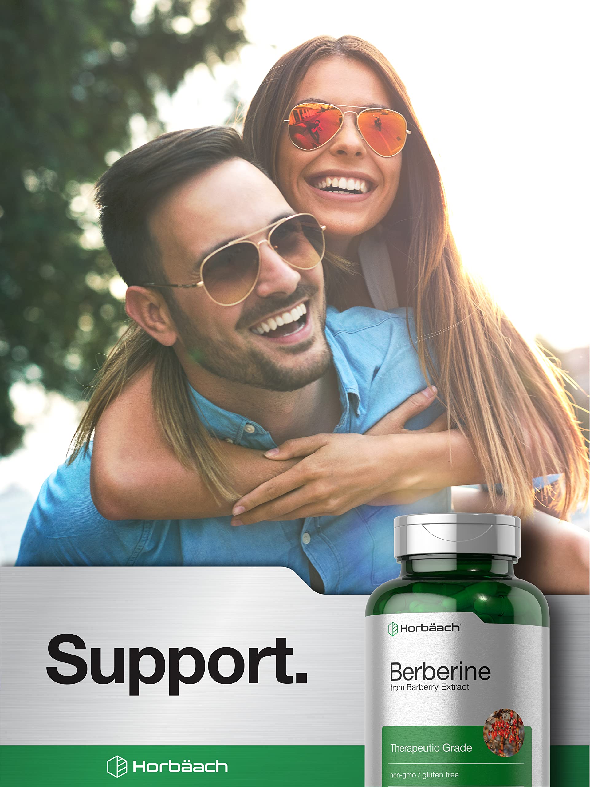 Berberine Supplement | 120 Capsules | Berberine HCl from Barberry Extract | Non-GMO HorbäachAu supplements