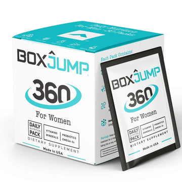 Women’s Daily Multivitamin Packs with Essential Vitamins and Minerals – Includes Vitamin D, C, E, A, B12 for Energy, Endurance BoxJumpAu supplements