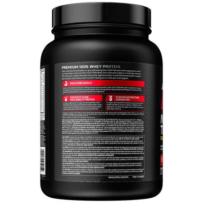 MuscleTech NitroTech 100% Whey Gold Protein Powder, Build Muscle Mass, Whey Isolate Protein Powder MuscletechUS supplements