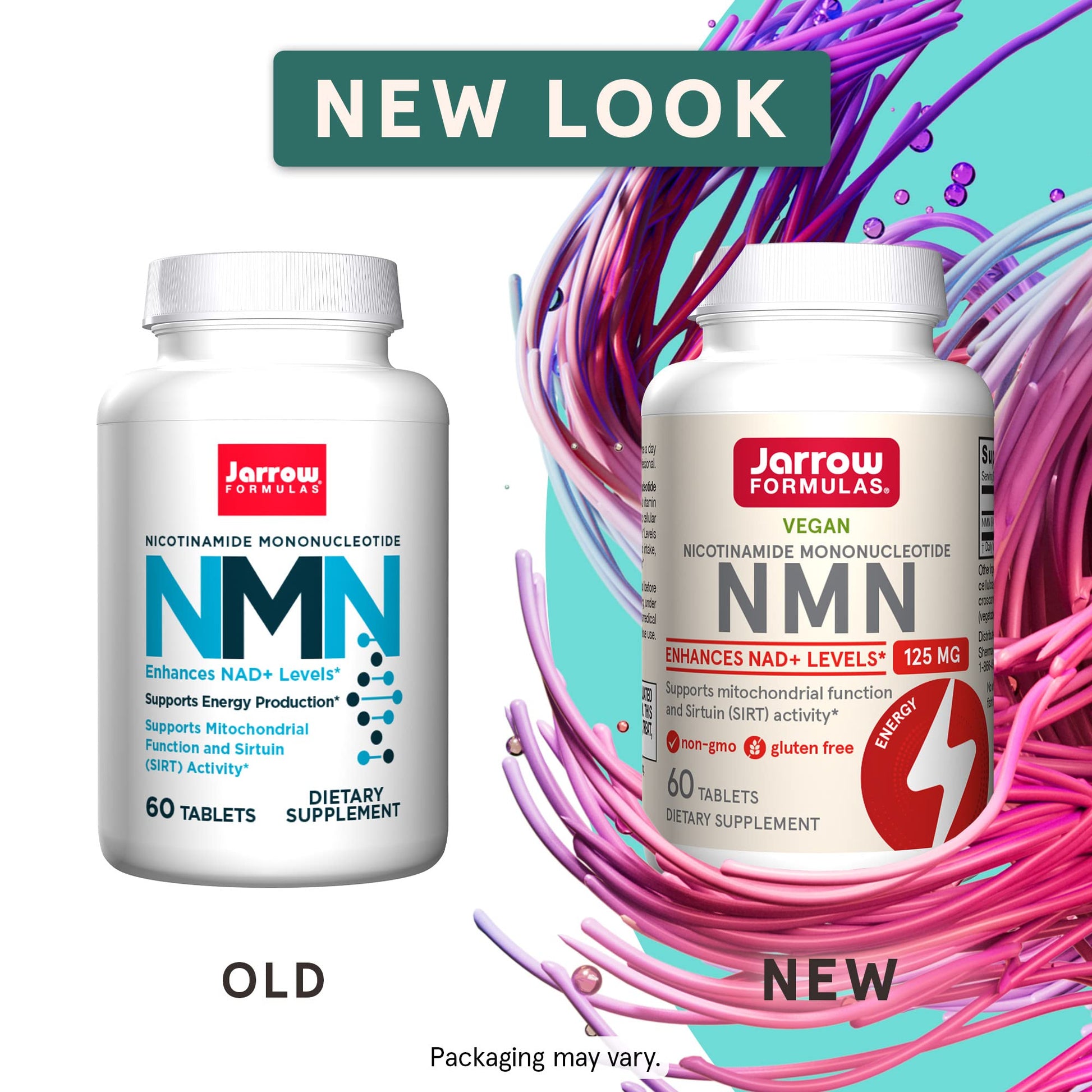 Jarrow Formulas Nicotinamide Mononucleotide (NMN) - 60 Tablets - Supports Energy Production - Dietary Supplement - Vegan, Gluten Free, Non-GMO - 60 Servings (Packaging May Vary) Jarrow FormulasAu supplements